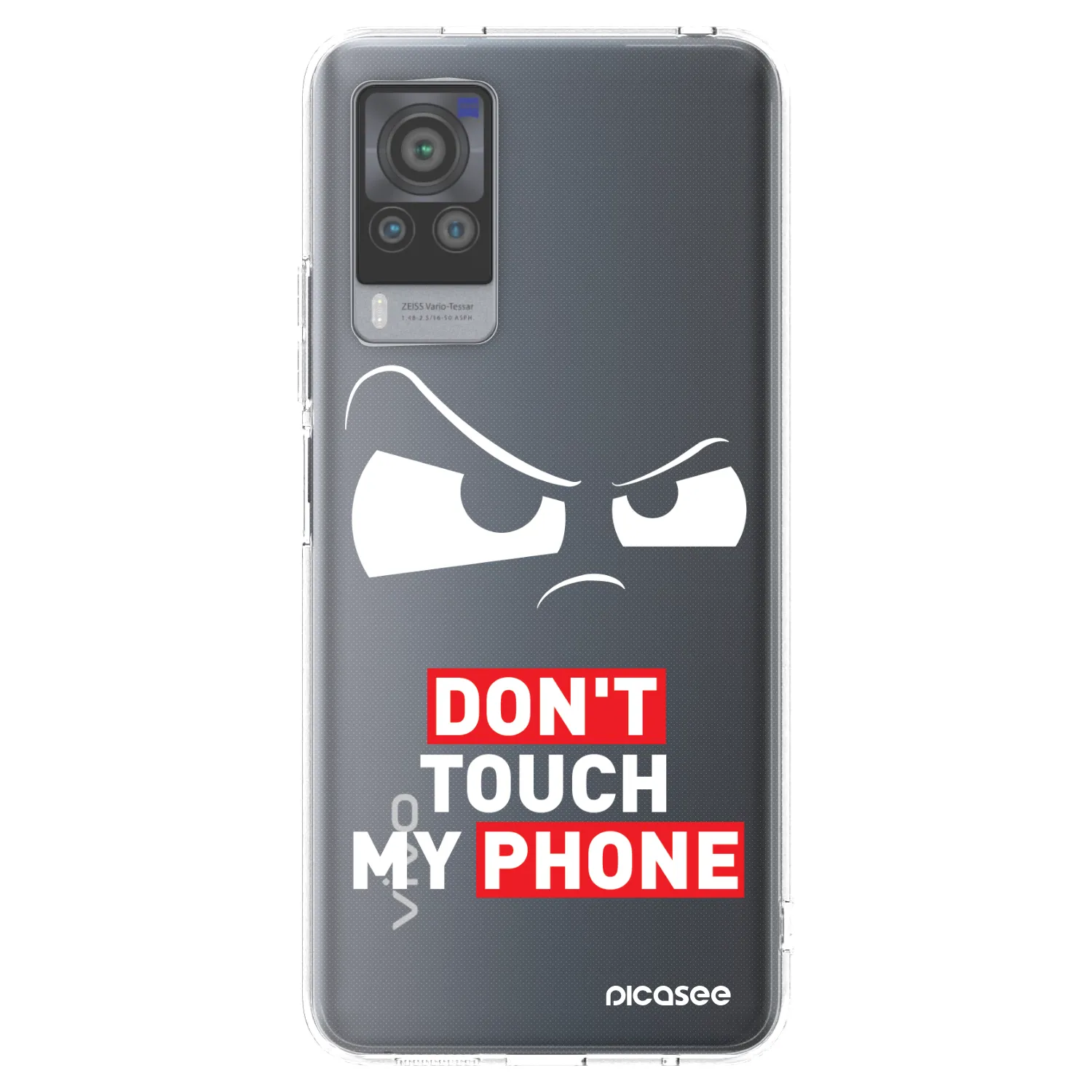 Picasee husă transparentă din silicon pentru Vivo X60 Pro 5G - Cloudy Eye - Transparent