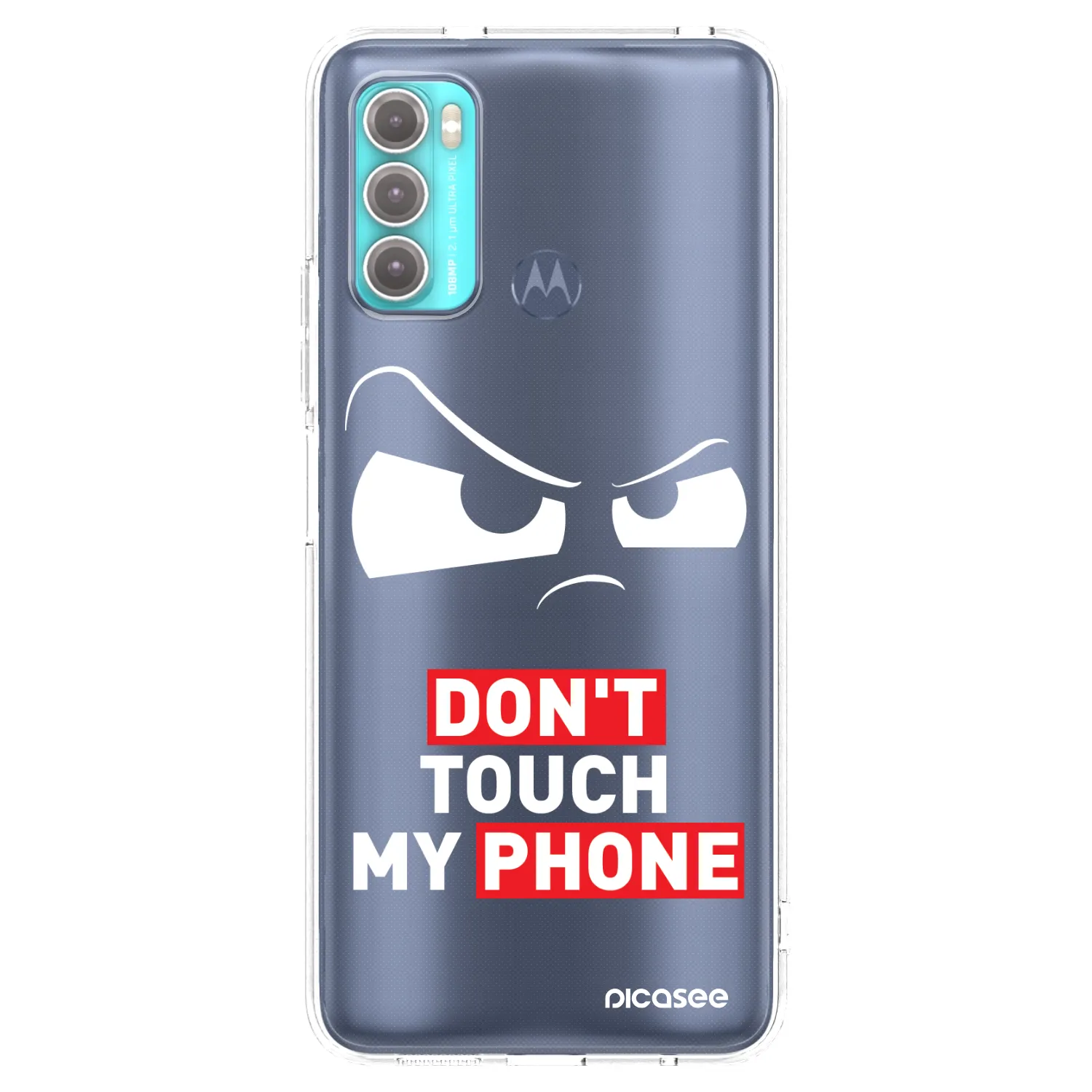 Picasee husă transparentă din silicon pentru Motorola Moto G60 - Cloudy Eye - Transparent