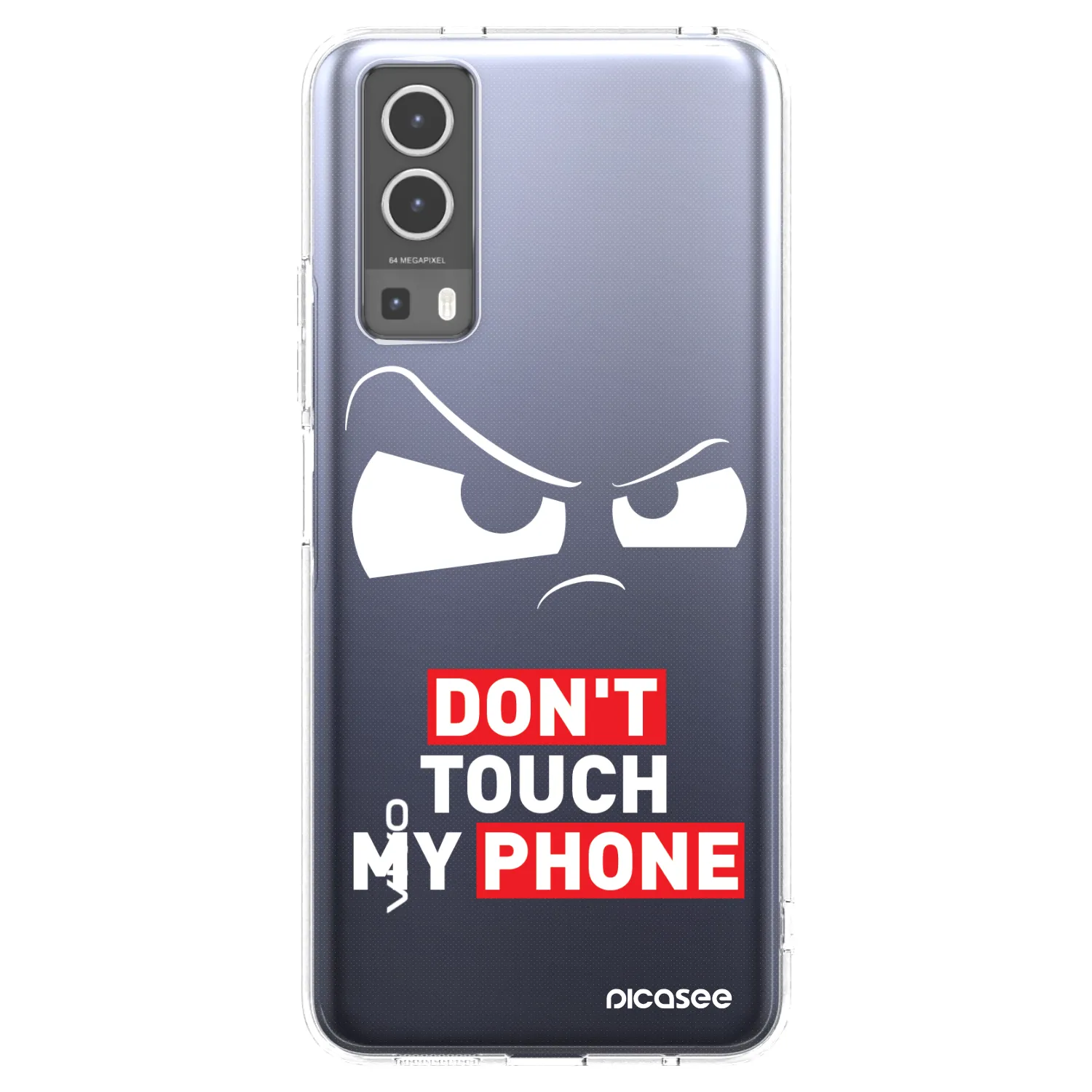 Picasee husă transparentă din silicon pentru Vivo Y72 5G - Cloudy Eye - Transparent