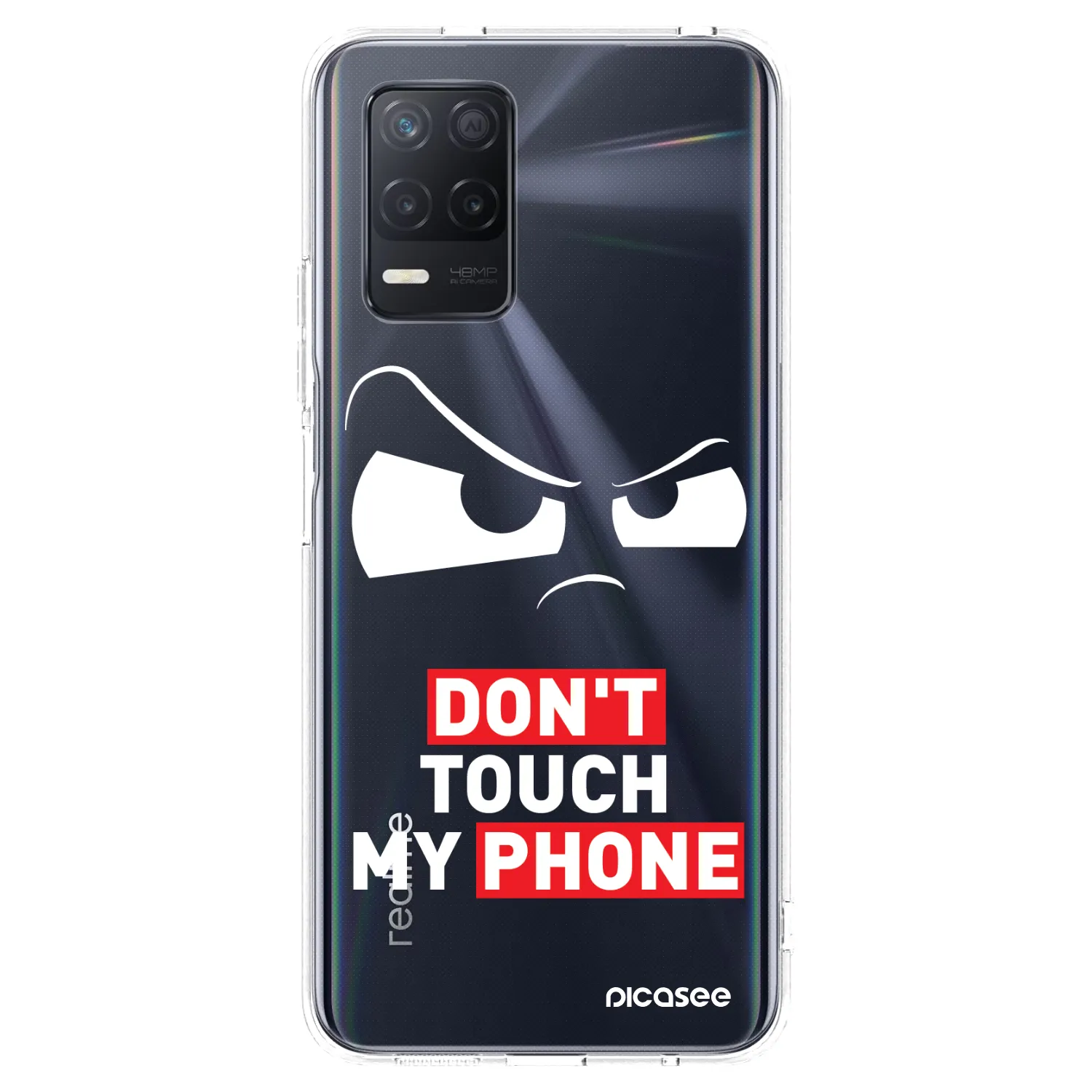 Picasee husă transparentă din silicon pentru Realme 8 5G - Cloudy Eye - Transparent