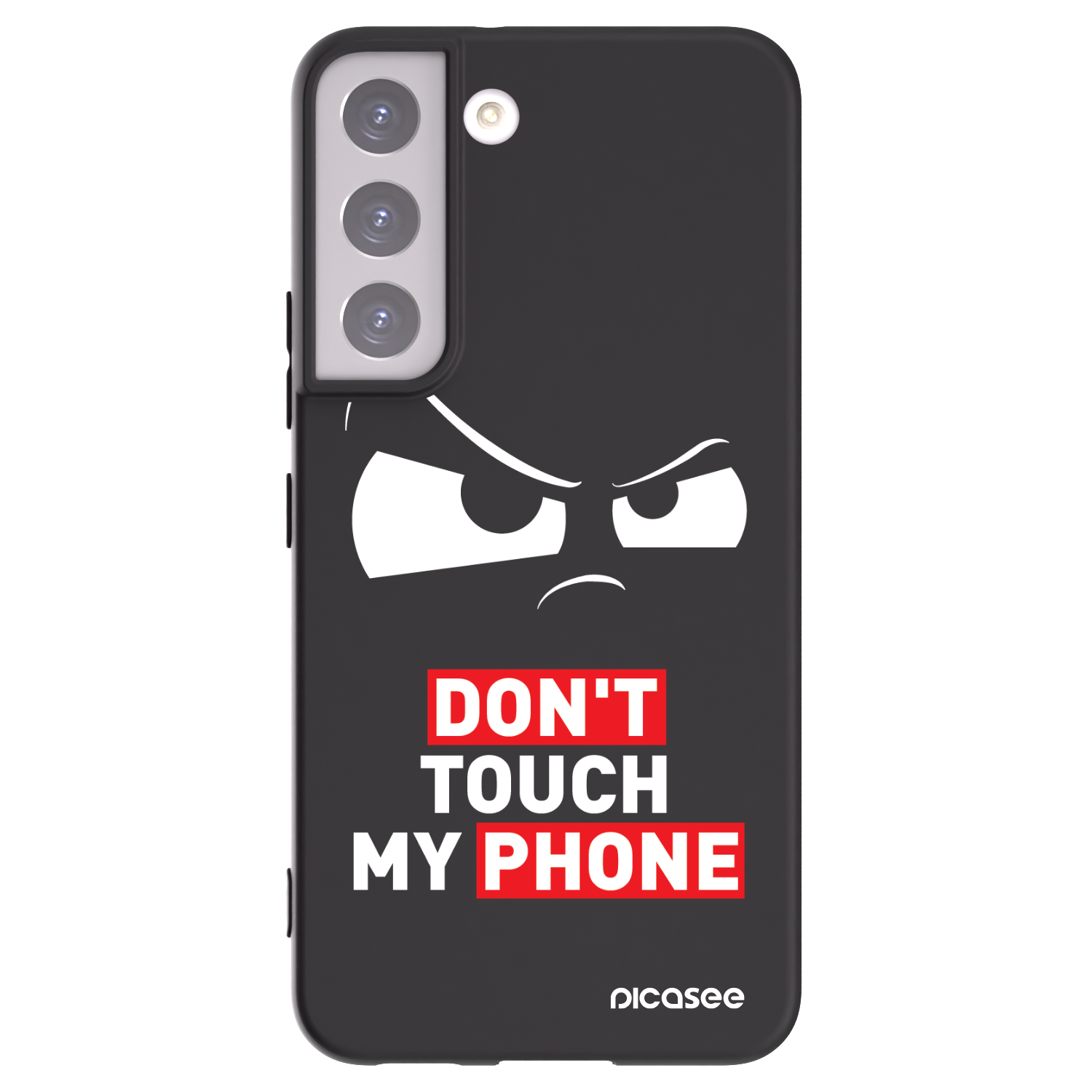 Picasee husă neagră din silicon pentru Samsung Galaxy S22 5G - Cloudy Eye - Transparent