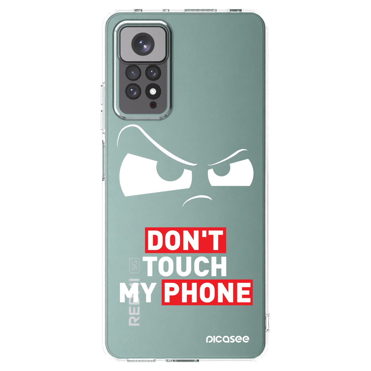 Picasee husă transparentă din silicon pentru Xiaomi Redmi Note 11S 4G - Cloudy Eye - Transparent