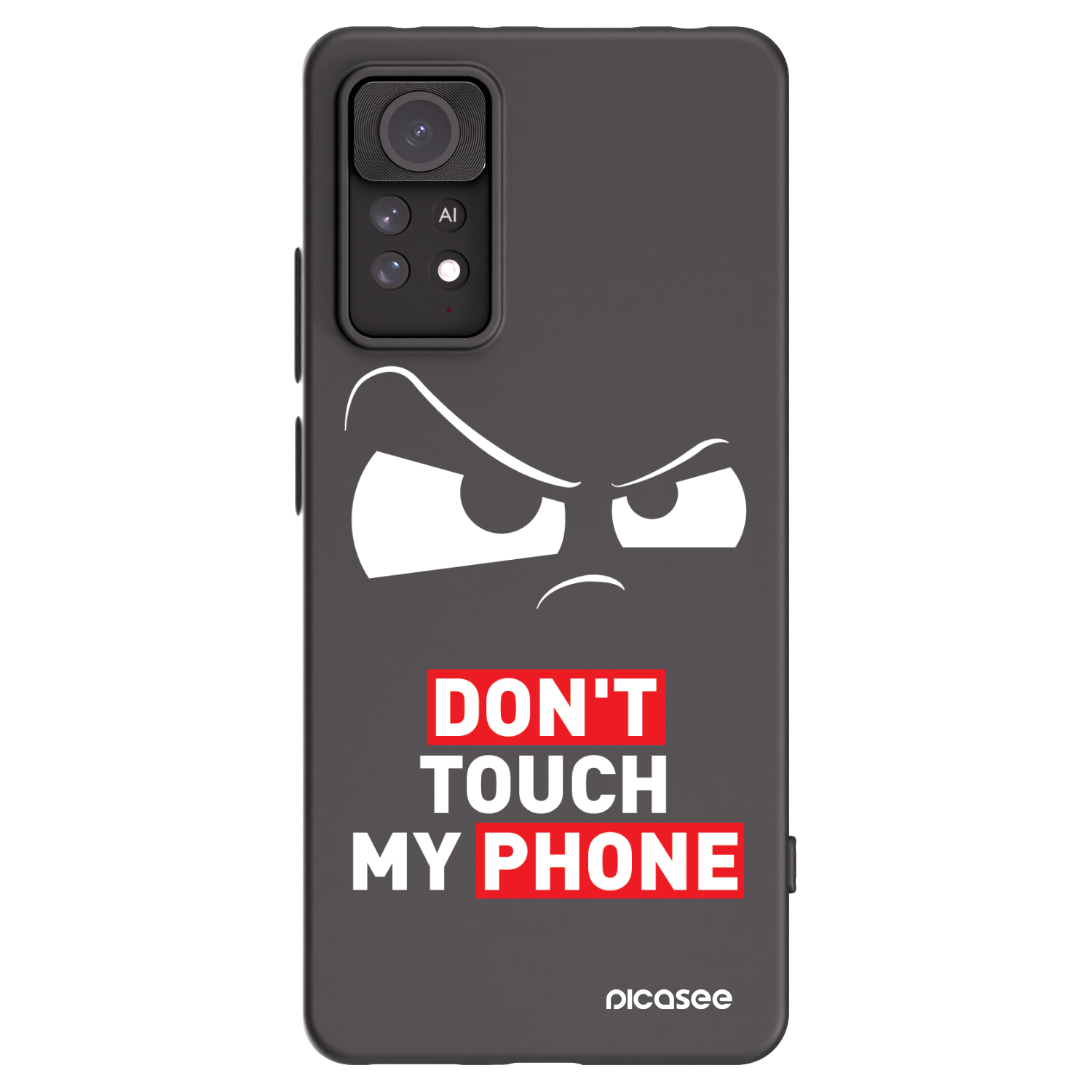 Picasee husă neagră din silicon pentru Xiaomi Redmi Note 11 Pro 5G - Cloudy Eye - Transparent