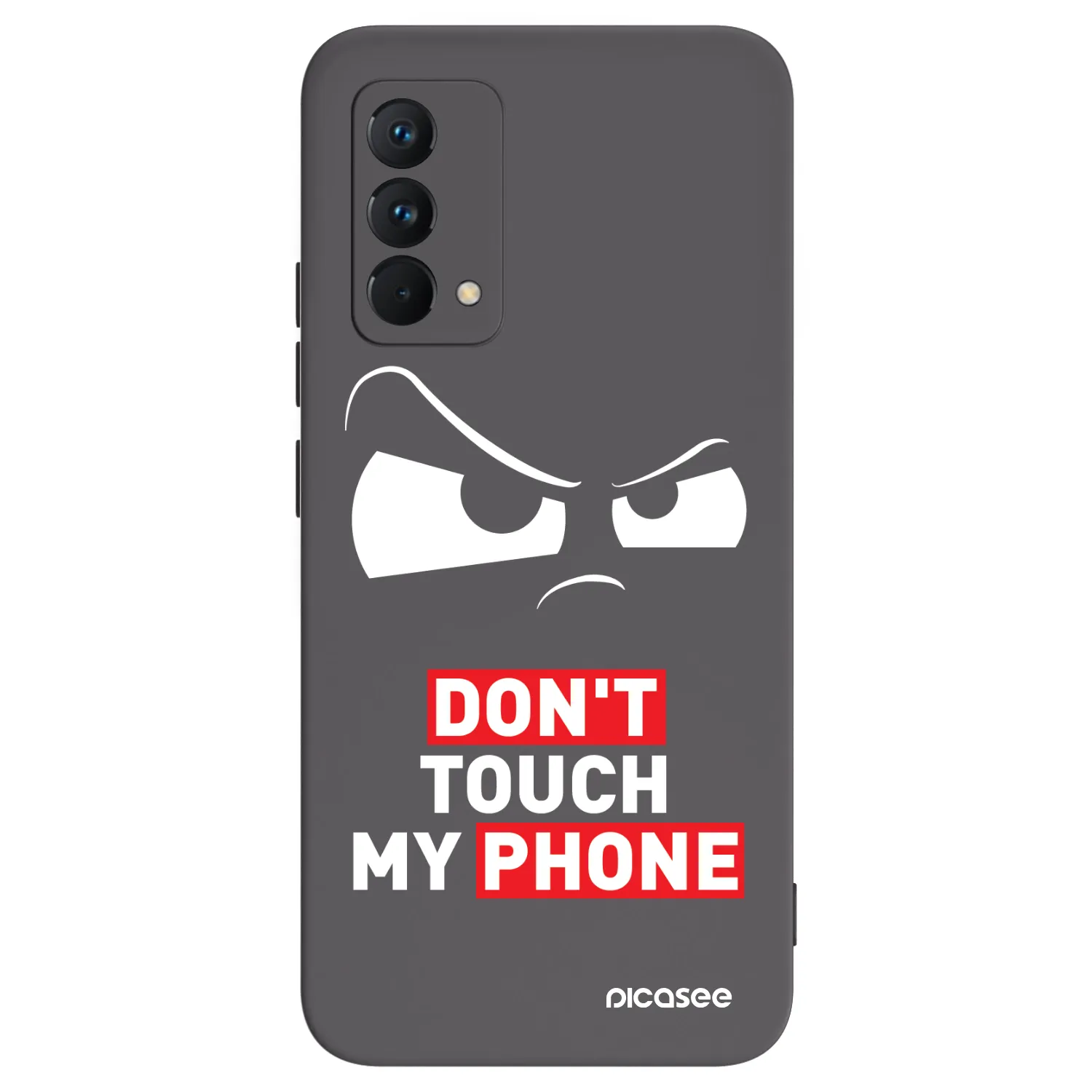 Picasee husă neagră din silicon pentru Realme GT Master Edition 5G - Cloudy Eye - Transparent