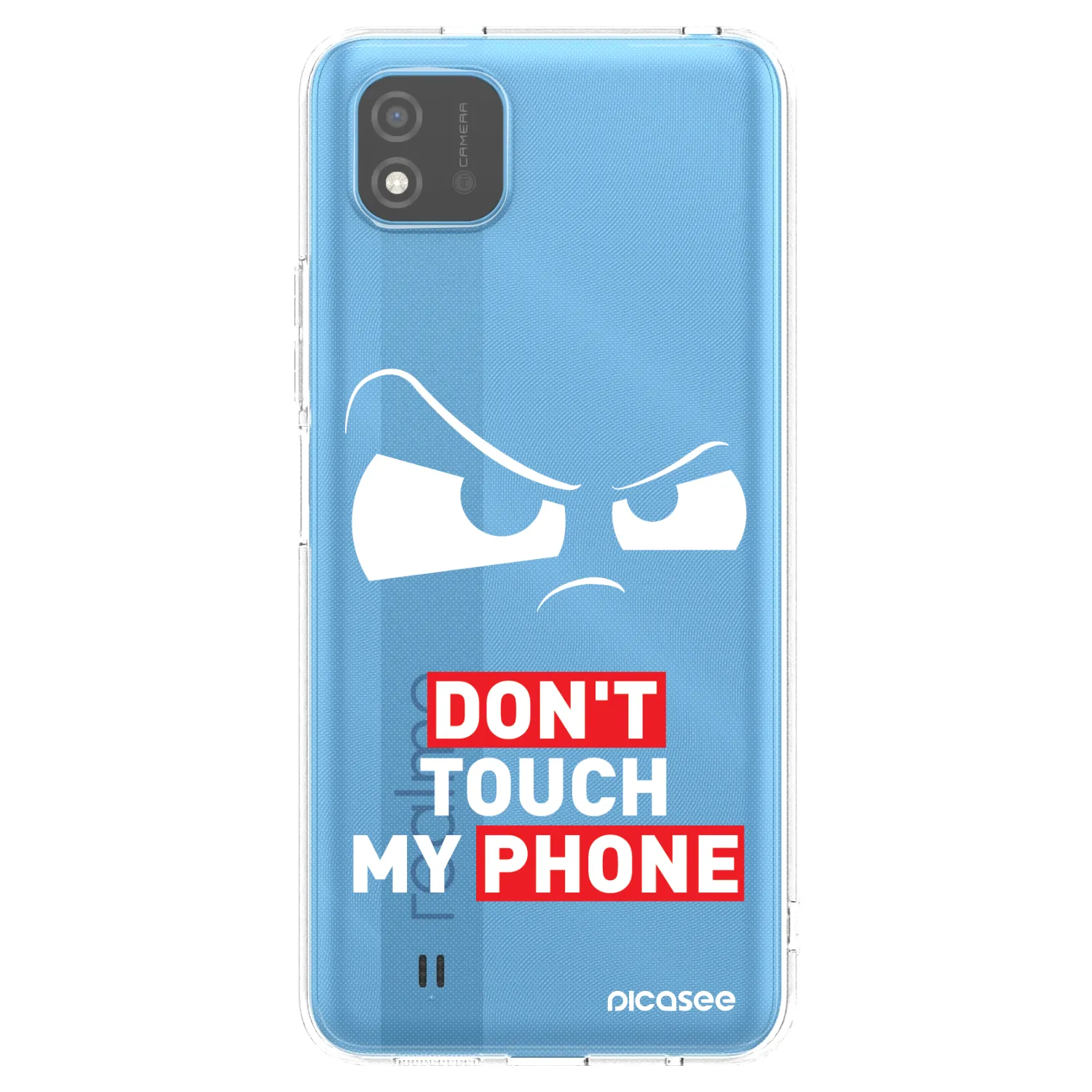Picasee husă transparentă din silicon pentru Realme C11 (2021) - Cloudy Eye - Transparent