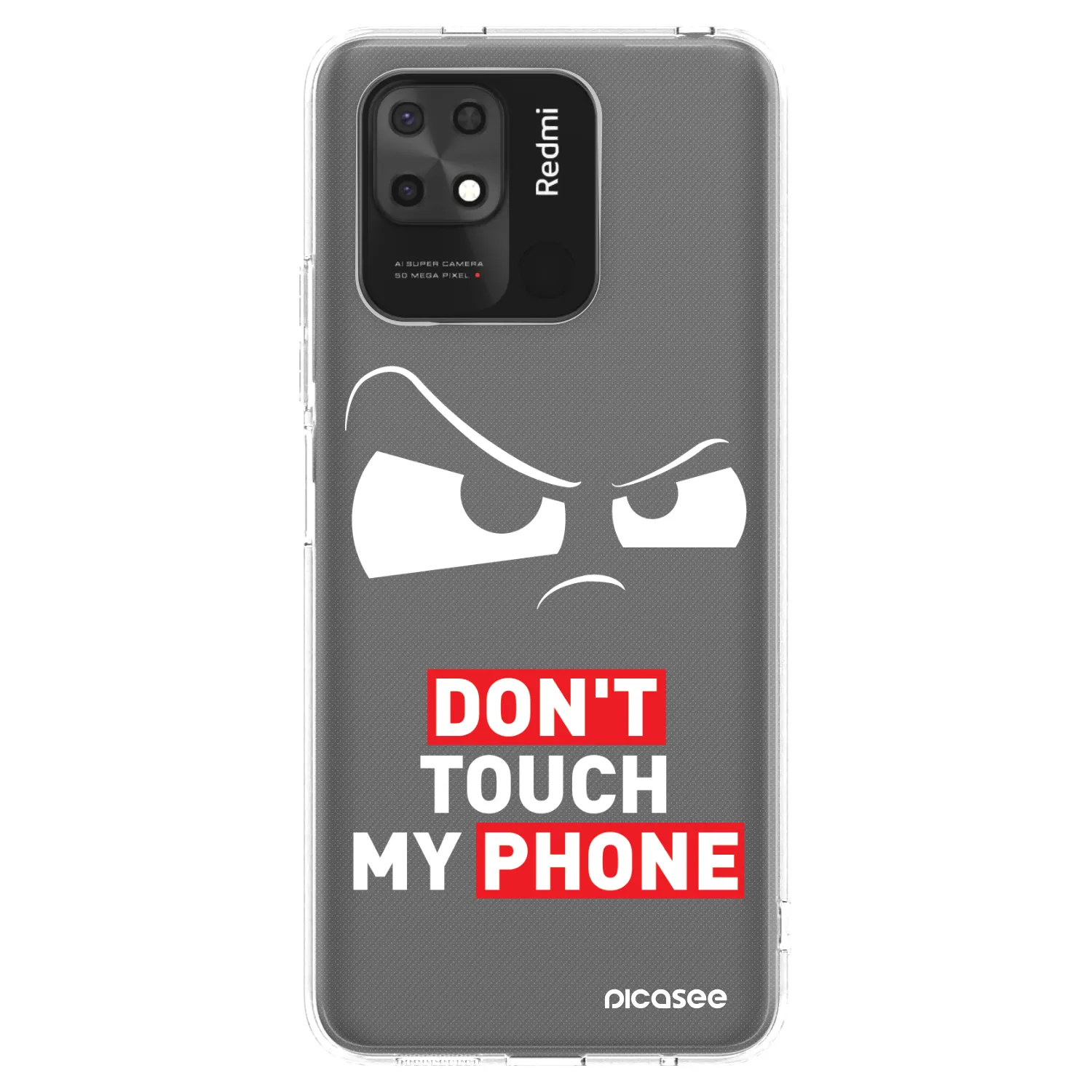 Picasee husă transparentă din silicon pentru Xiaomi Redmi 10C - Cloudy Eye - Transparent