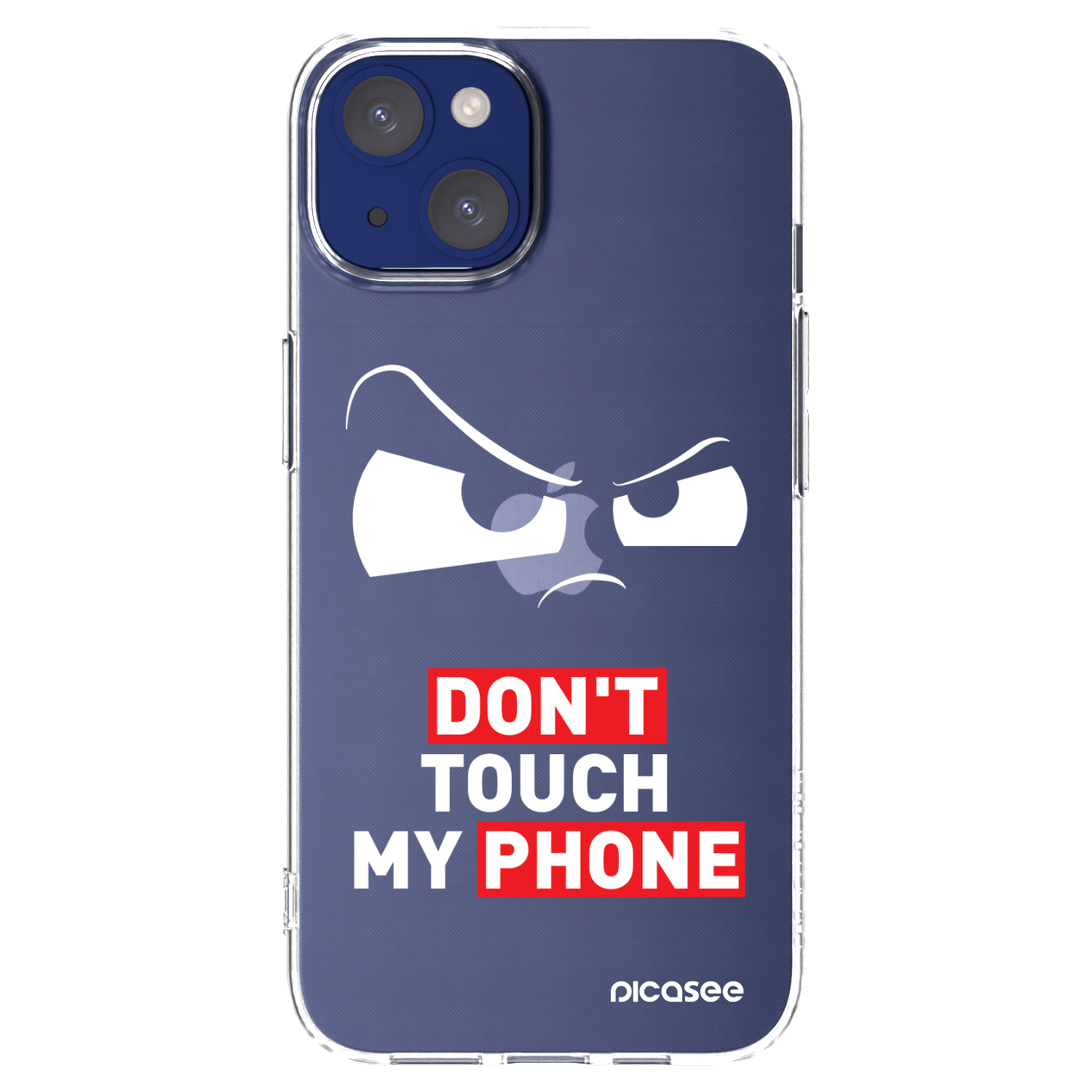 Picasee husă transparentă din silicon pentru Apple iPhone 14 - Cloudy Eye - Transparent