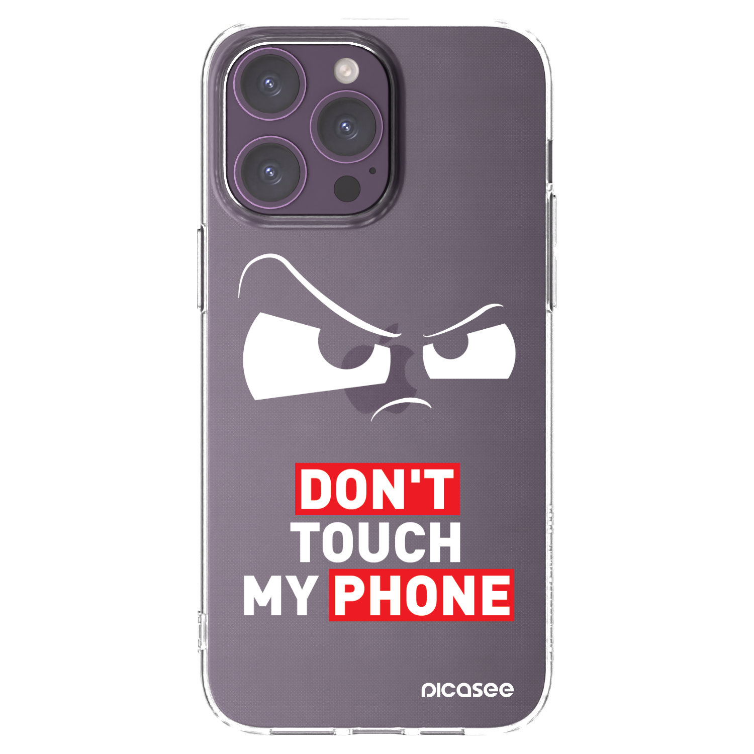 Picasee husă transparentă din silicon pentru Apple iPhone 14 Pro Max - Cloudy Eye - Transparent