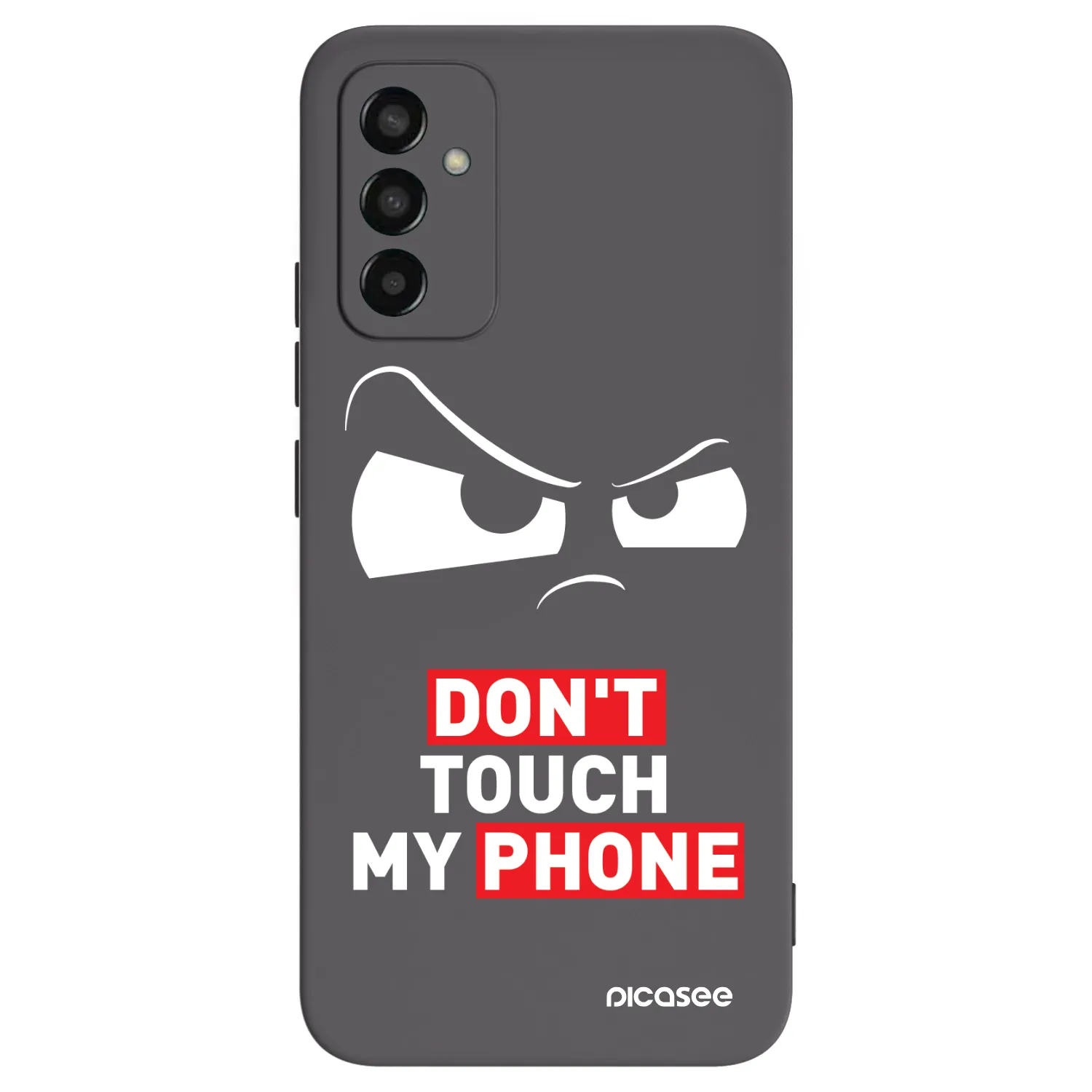 Picasee husă neagră din silicon pentru Samsung Galaxy M13 M135F - Cloudy Eye - Transparent