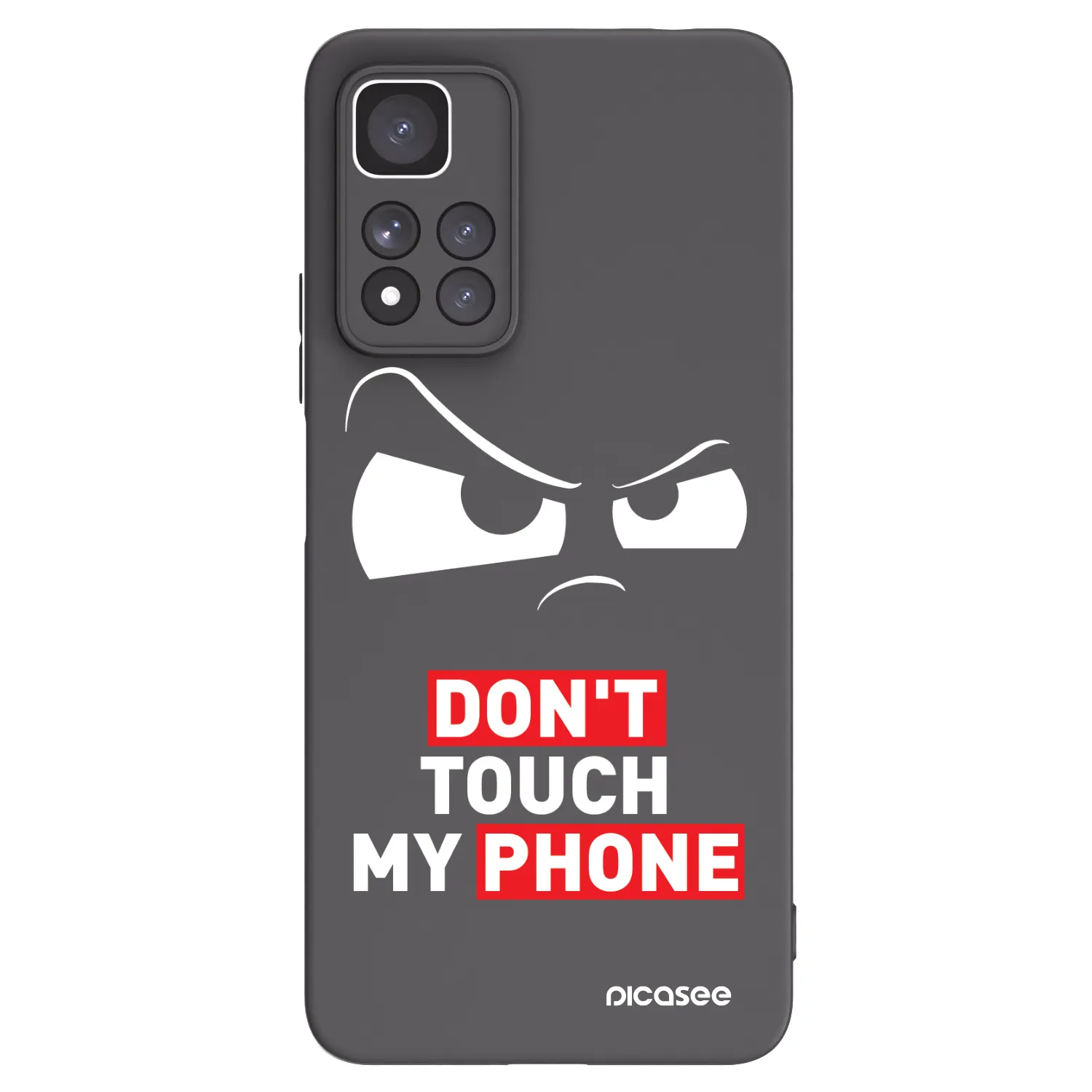 Picasee husă neagră din silicon pentru Xiaomi Redmi Note 11 Pro+ 5G - Cloudy Eye - Transparent