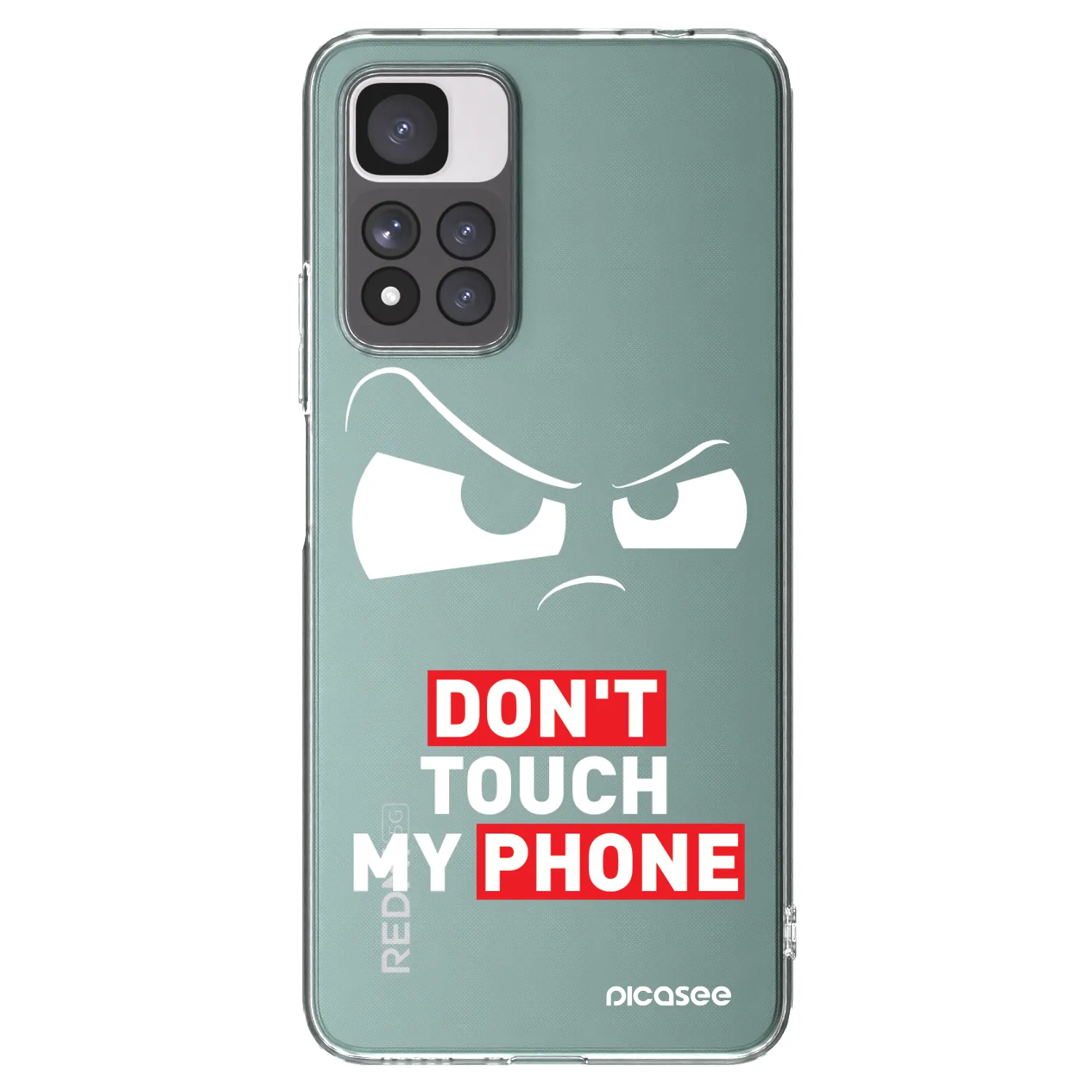 Picasee husă transparentă din silicon pentru Xiaomi Redmi Note 11 Pro+ 5G - Cloudy Eye - Transparent