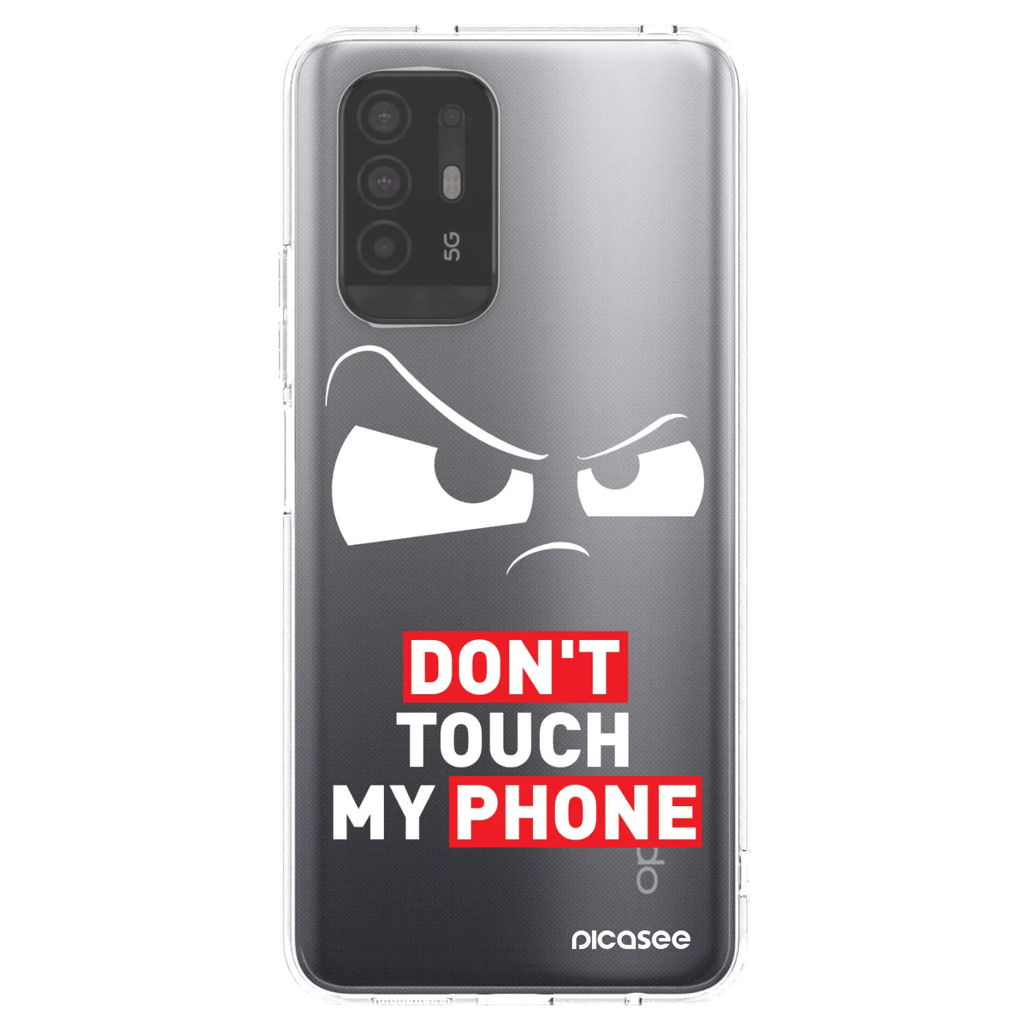 Picasee husă transparentă din silicon pentru OPPO A94 5G - Cloudy Eye - Transparent