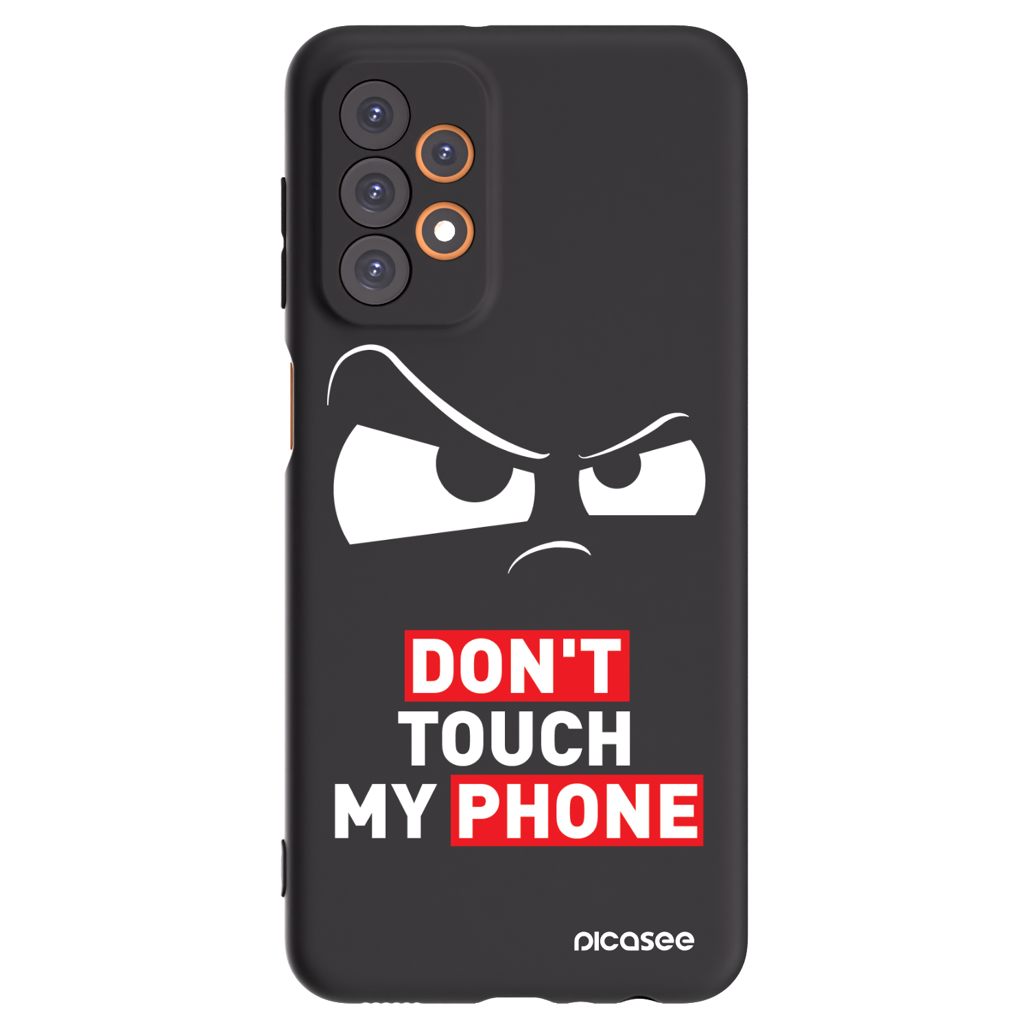 Picasee husă neagră din silicon pentru Samsung Galaxy A23 A235F 4G - Cloudy Eye - Transparent