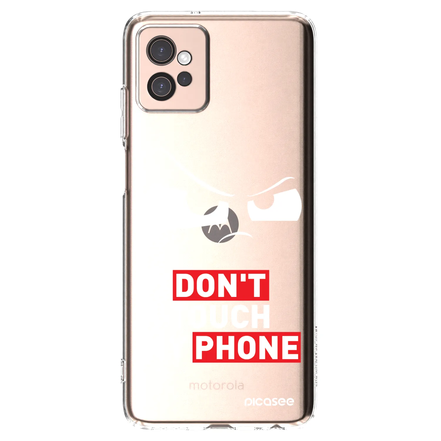 Picasee husă transparentă din silicon pentru Motorola Moto G32 - Cloudy Eye - Transparent