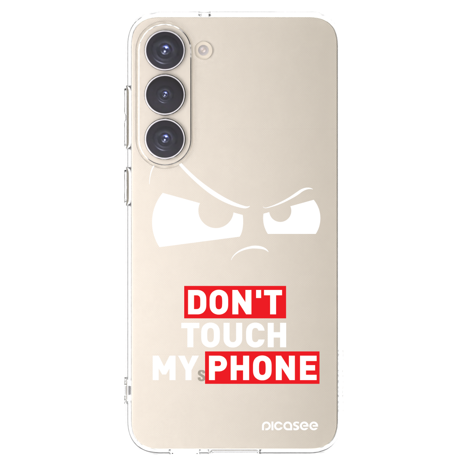 Picasee husă transparentă din silicon pentru Samsung Galaxy S23+ 5G - Cloudy Eye - Transparent