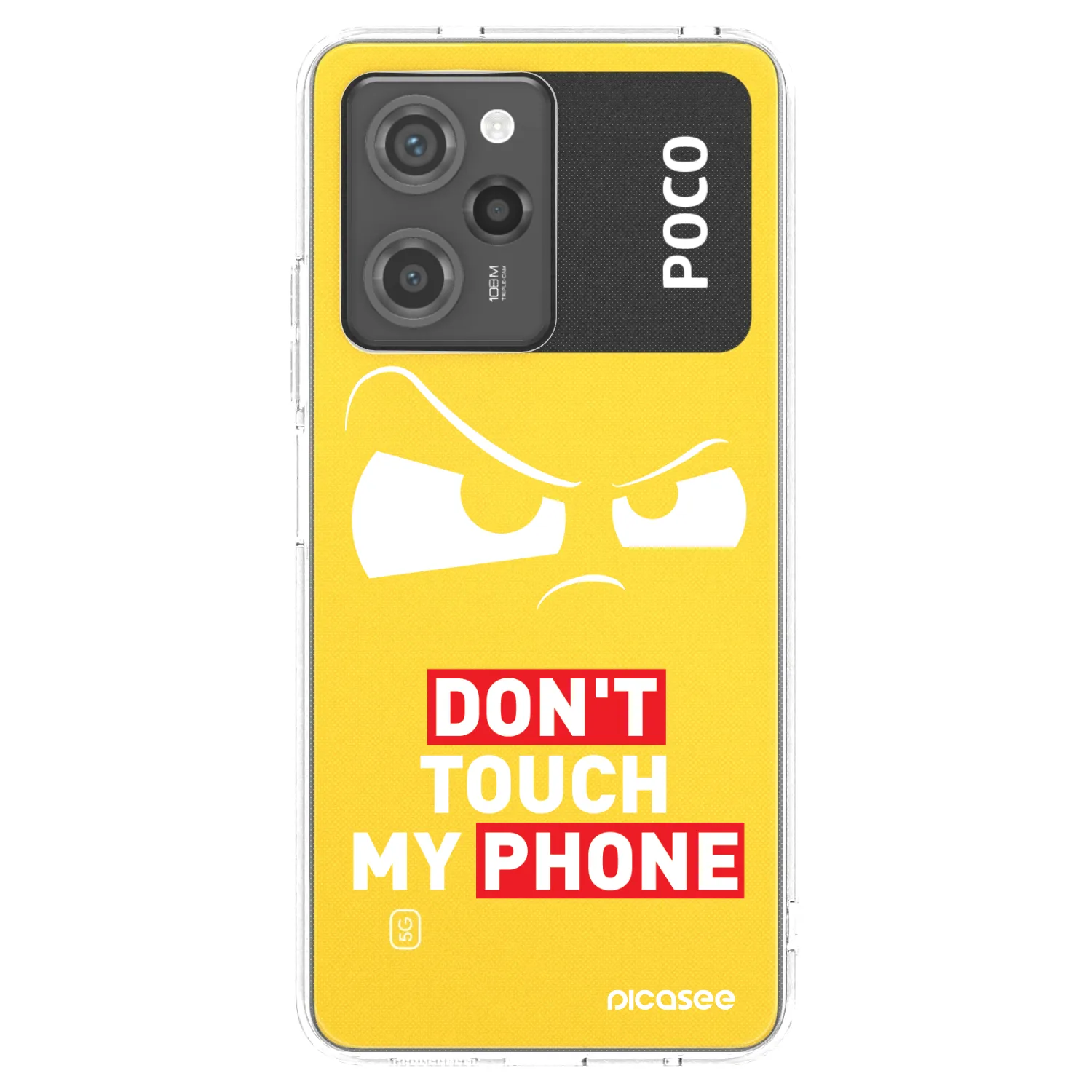 Picasee husă transparentă din silicon pentru Xiaomi Poco X5 Pro - Cloudy Eye - Transparent