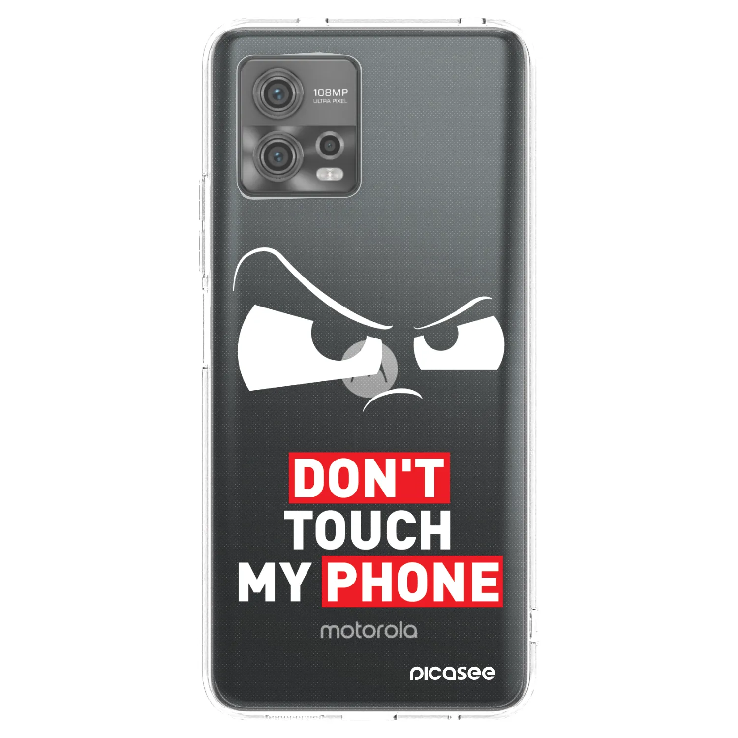 Picasee husă transparentă din silicon pentru Motorola Moto G72 - Cloudy Eye - Transparent