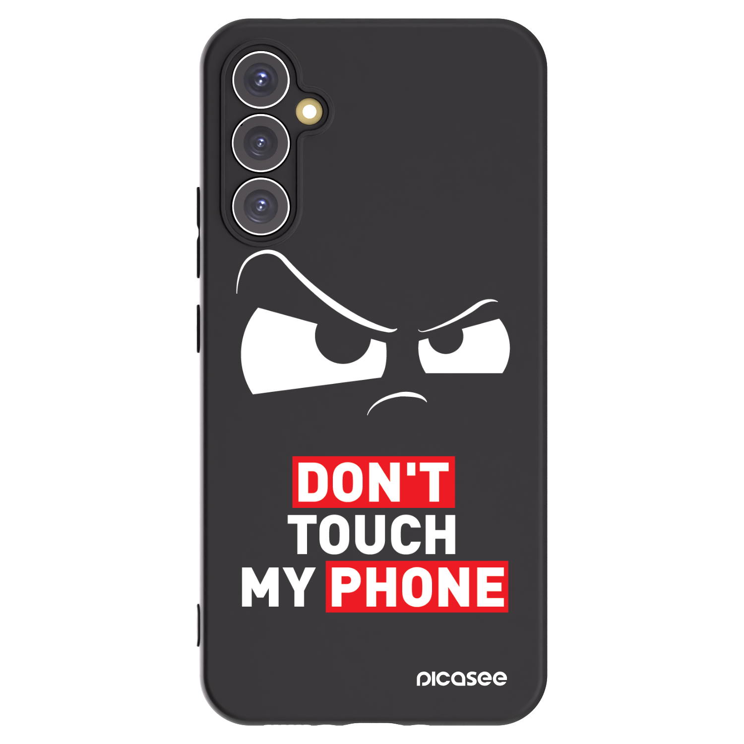 Picasee husă neagră din silicon pentru Samsung Galaxy A34 5G A346B - Cloudy Eye - Transparent
