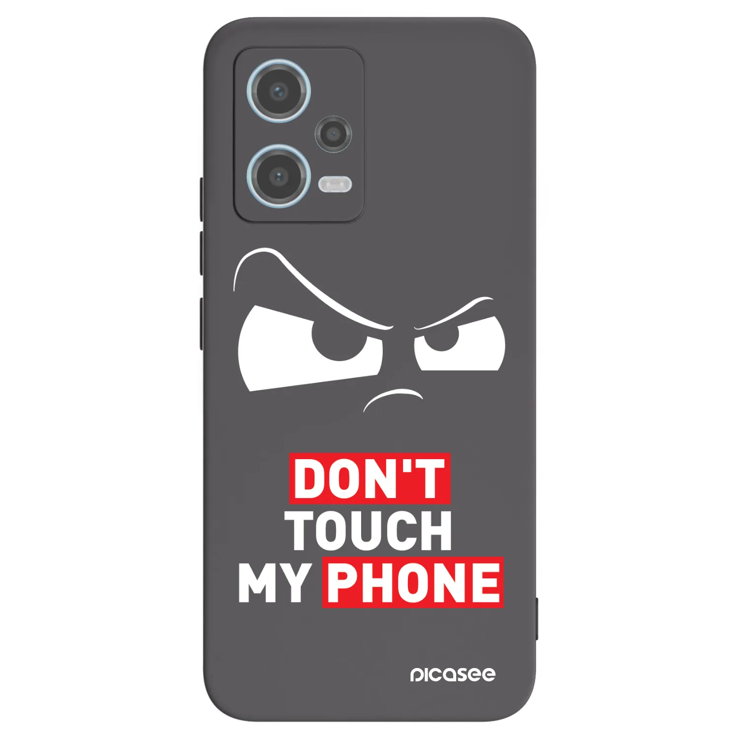 Picasee husă neagră din silicon pentru Xiaomi Redmi Note 12 5G - Cloudy Eye - Transparent