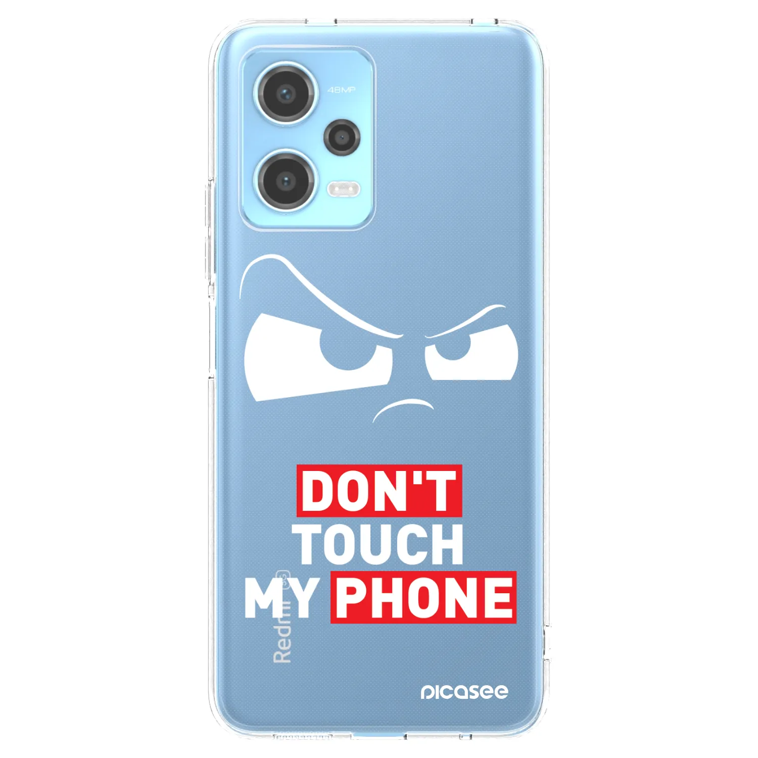 Picasee husă transparentă din silicon pentru Xiaomi Redmi Note 12 5G - Cloudy Eye - Transparent