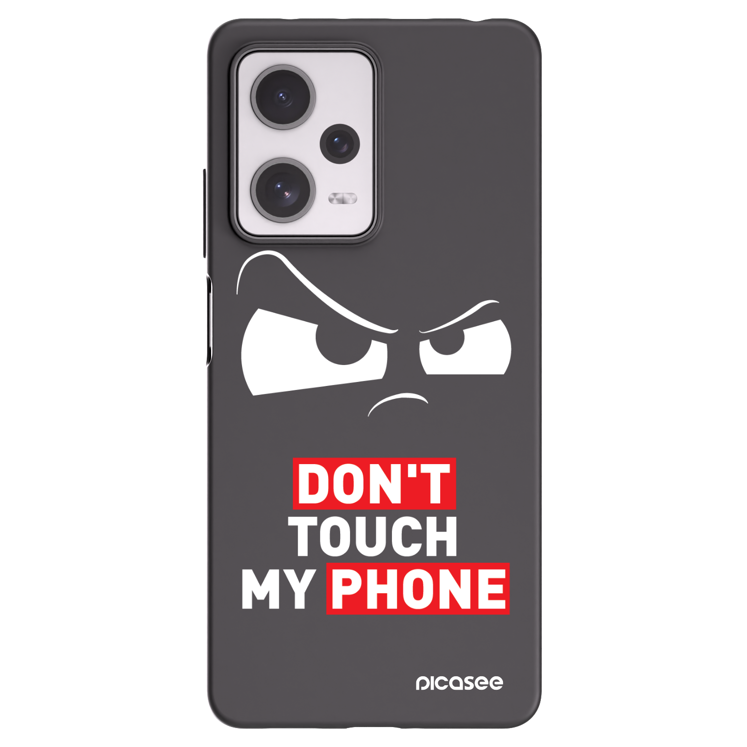 Picasee husă neagră din silicon pentru Xiaomi Redmi Note 12 Pro+ 5G - Cloudy Eye - Transparent