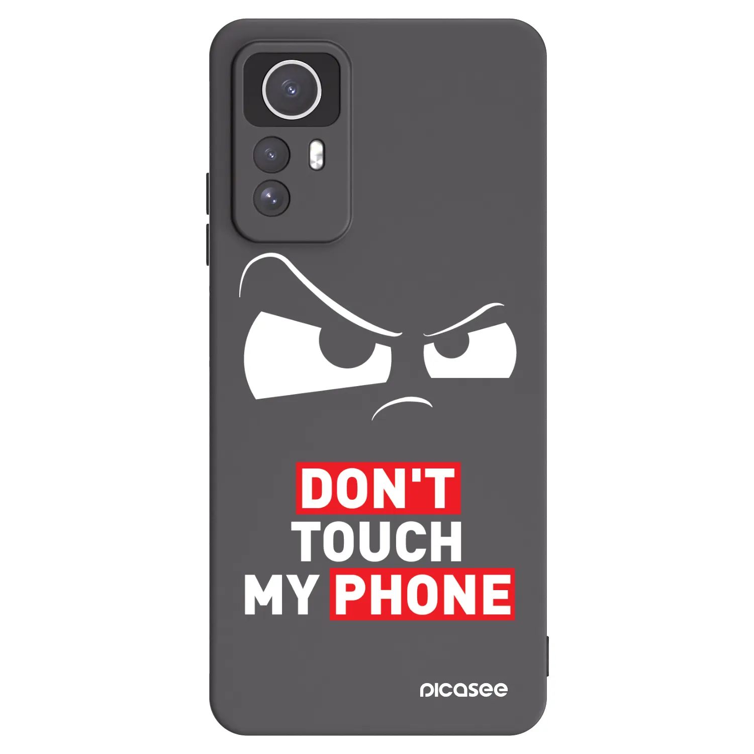 Picasee husă neagră din silicon pentru Xiaomi Redmi Note 12S - Cloudy Eye - Transparent