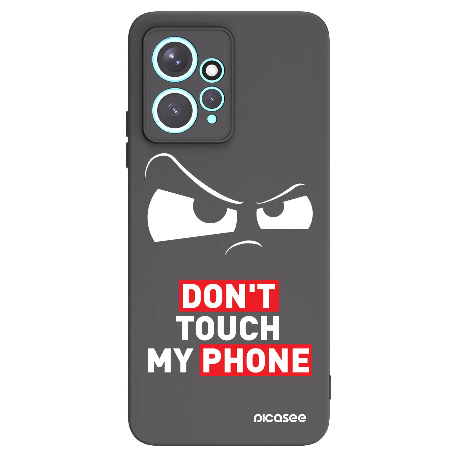 Picasee husă neagră din silicon pentru Xiaomi Redmi Note 12 4G - Cloudy Eye - Transparent