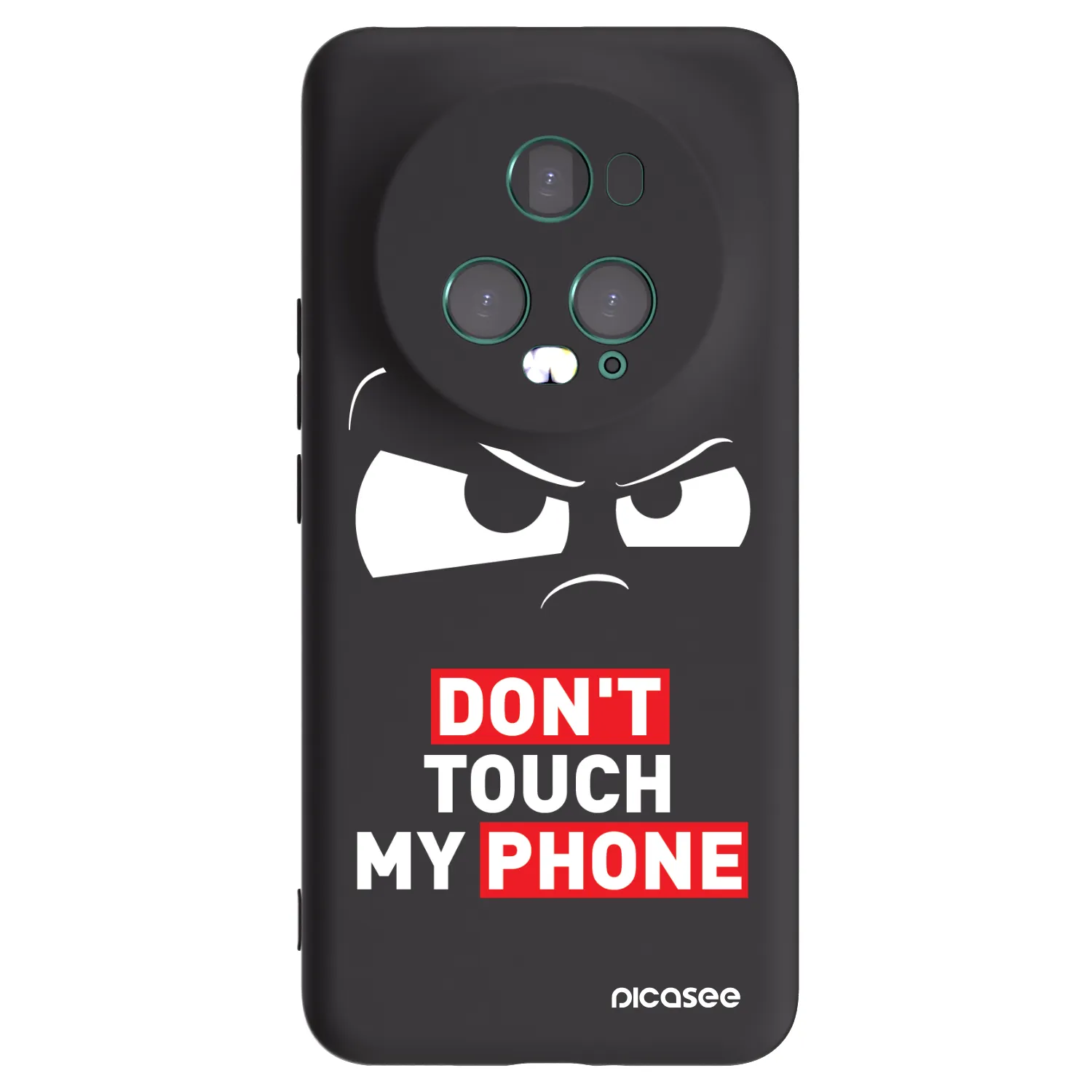 Picasee husă neagră din silicon pentru Honor Magic5 Pro - Cloudy Eye - Transparent