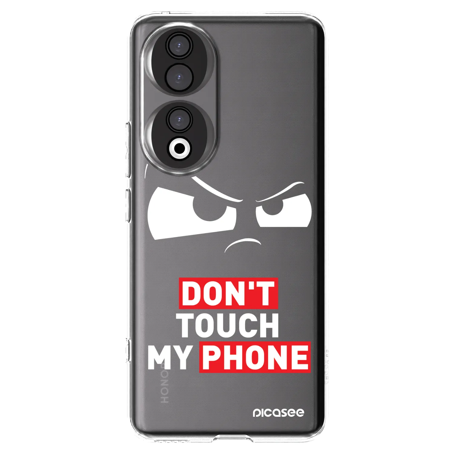 Picasee husă transparentă din silicon pentru Honor 90 5G - Cloudy Eye - Transparent