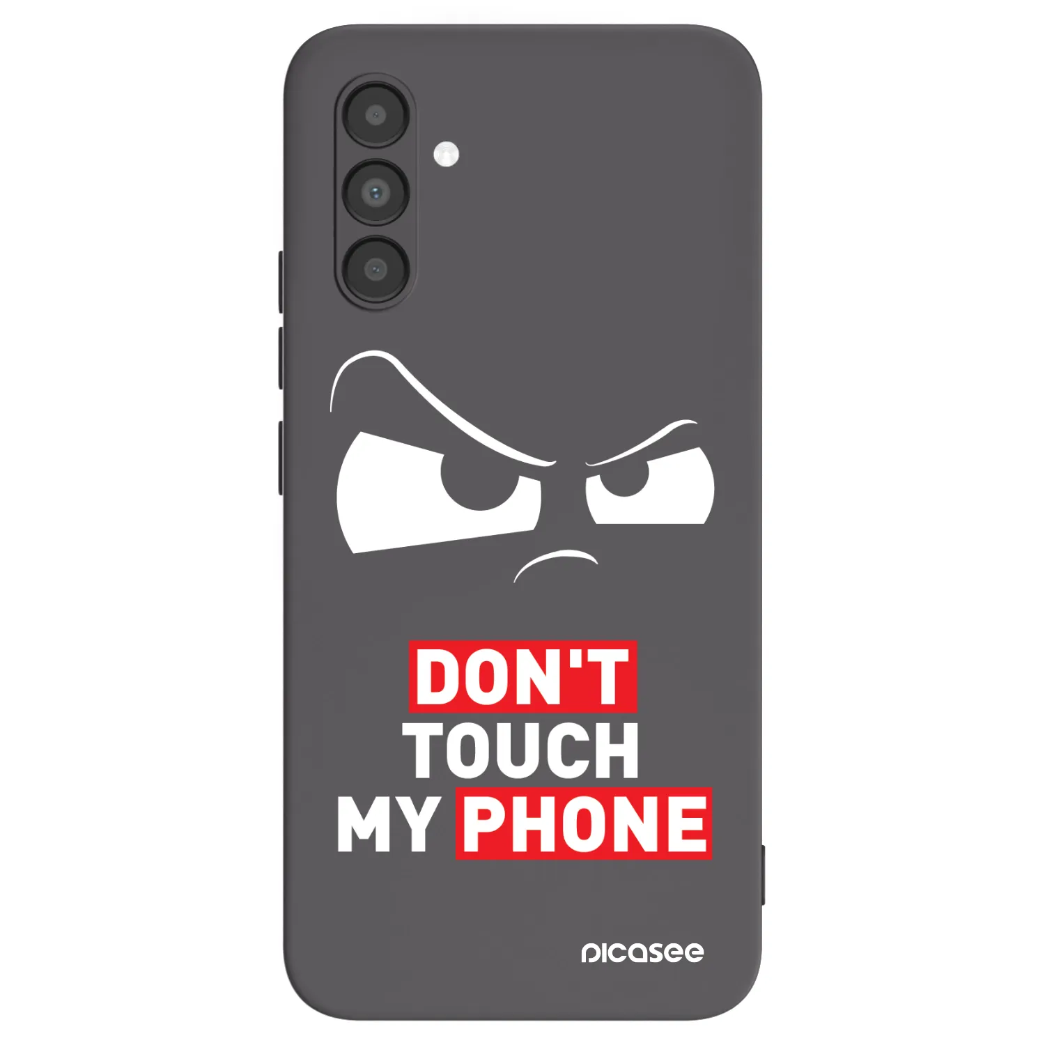 Picasee husă neagră din silicon pentru Samsung Galaxy A04s A047F - Cloudy Eye - Transparent