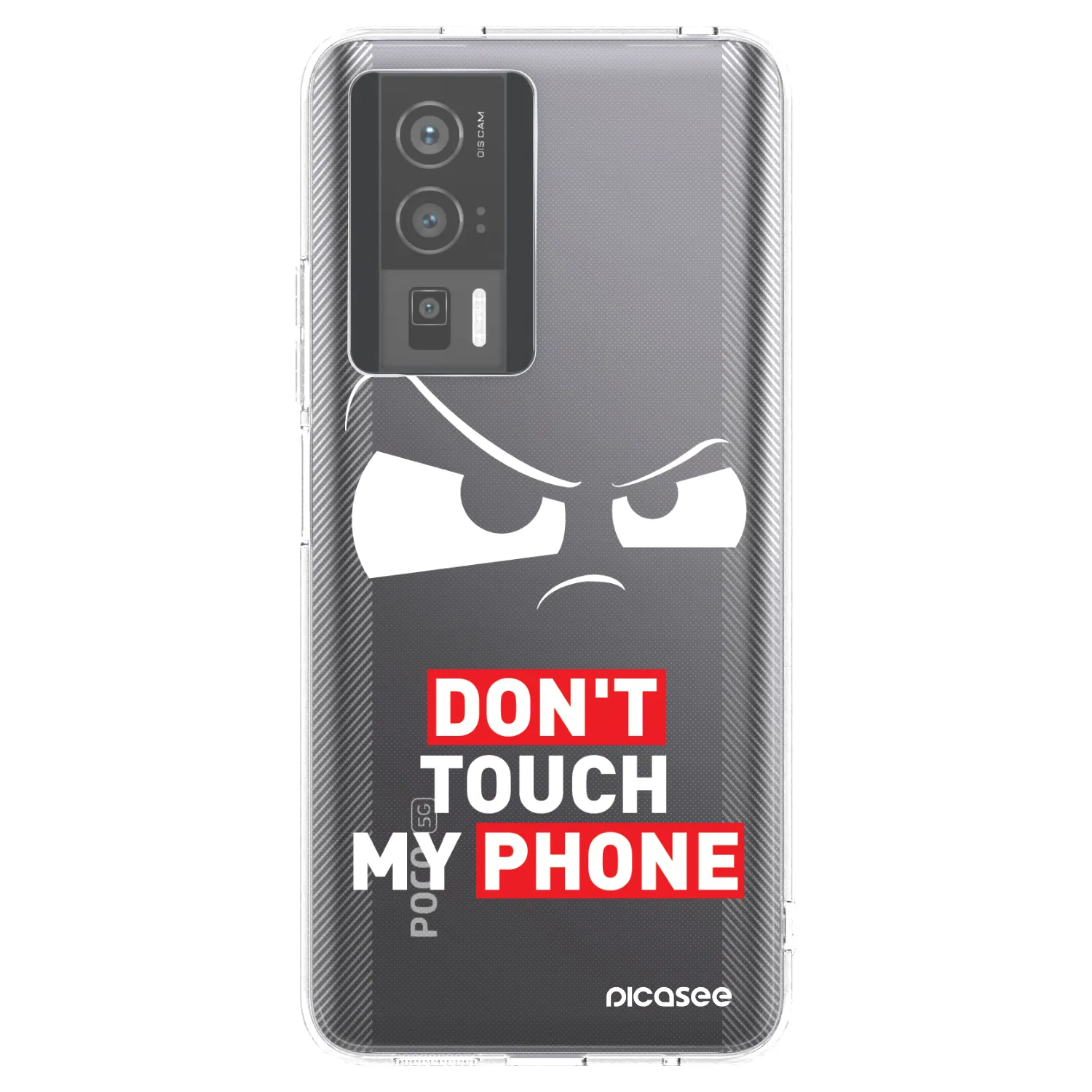 Picasee husă transparentă din silicon pentru Xiaomi Poco F5 Pro 5G - Cloudy Eye - Transparent