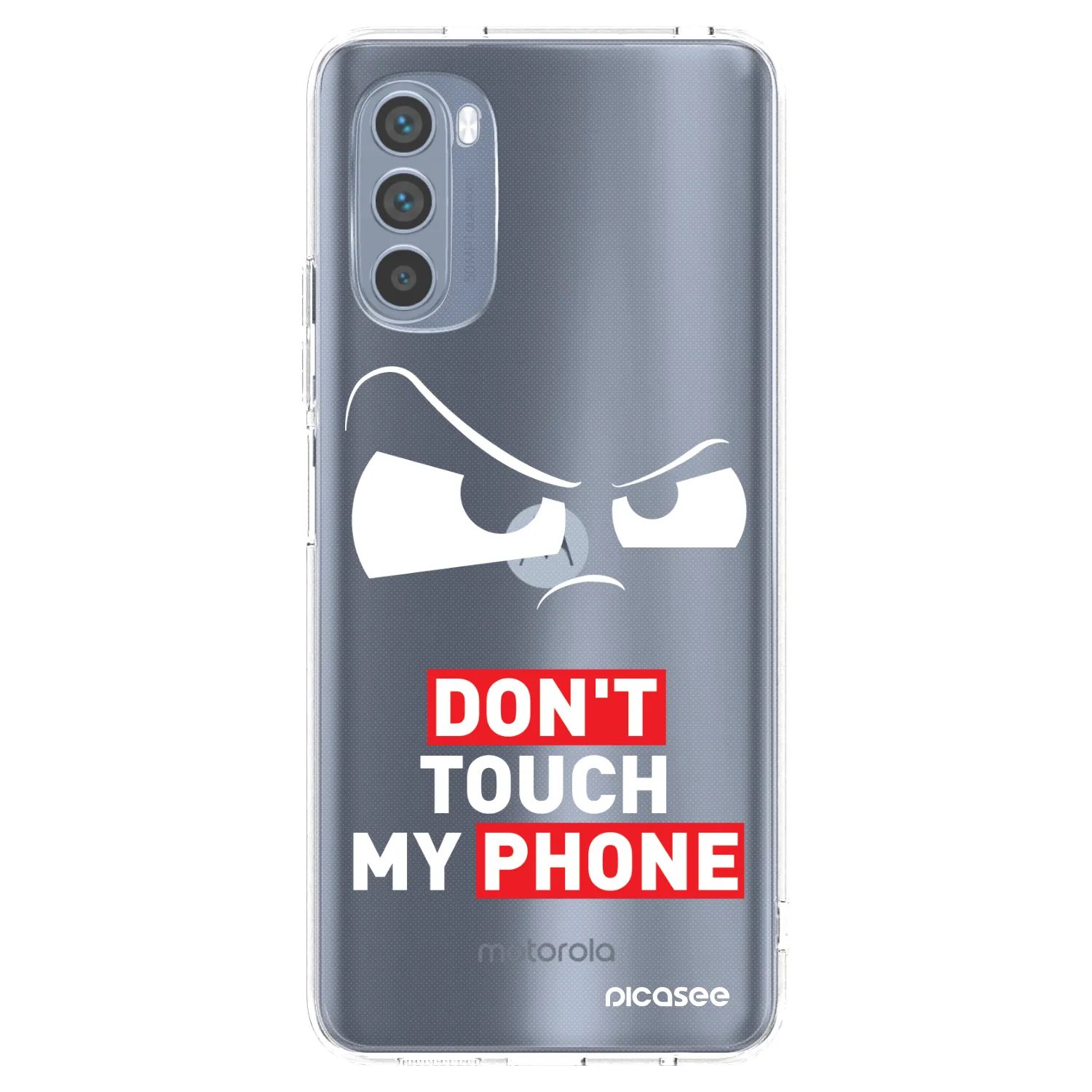 Picasee husă transparentă din silicon pentru Motorola Moto G62 - Cloudy Eye - Transparent