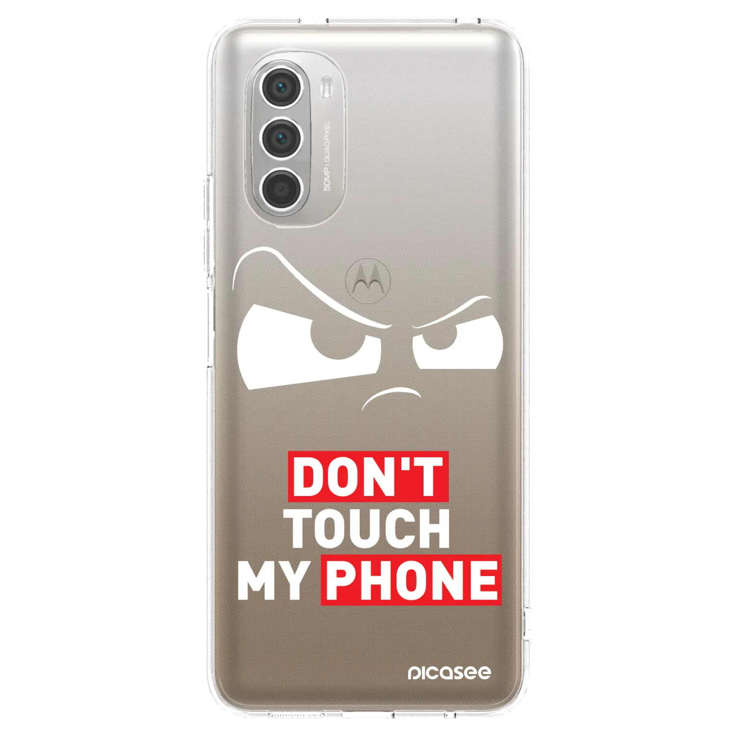 Picasee husă transparentă din silicon pentru Motorola Moto G51 - Cloudy Eye - Transparent