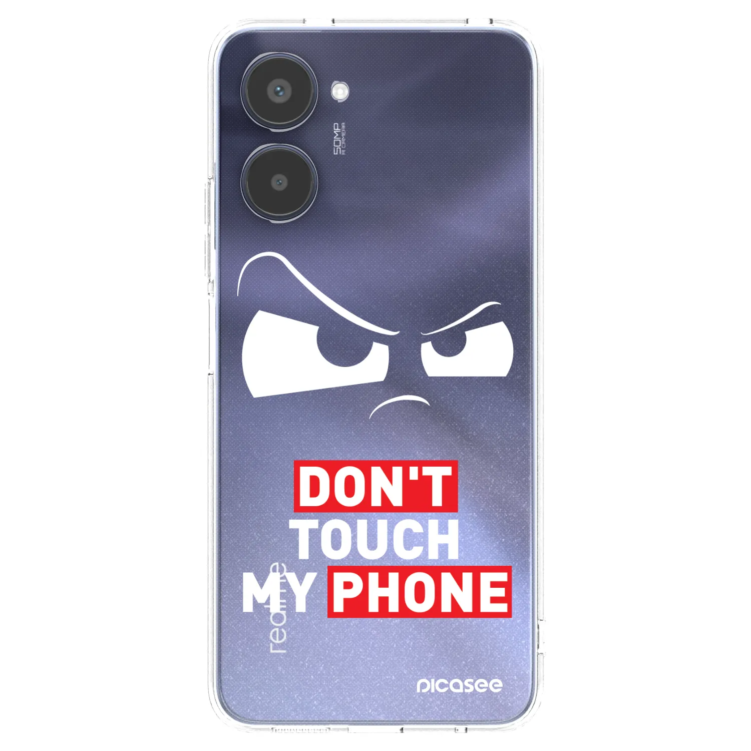 Picasee husă transparentă din silicon pentru Realme 10 4G - Cloudy Eye - Transparent