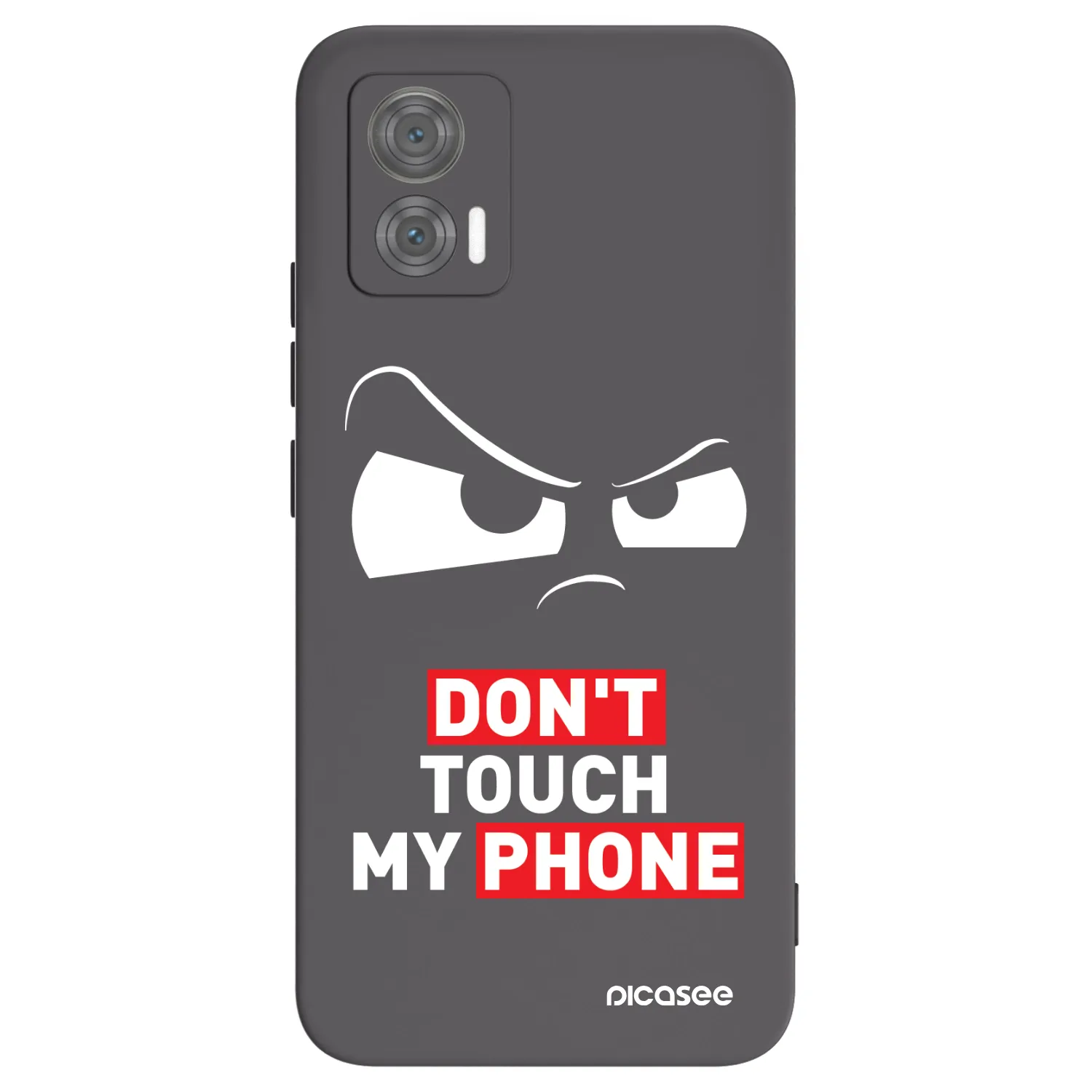 Picasee husă neagră din silicon pentru Motorola Edge 30 Neo - Cloudy Eye - Transparent