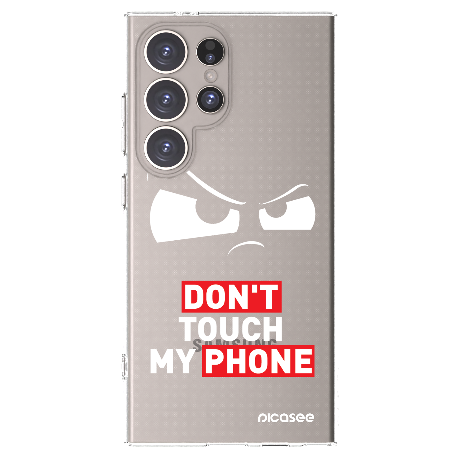 Picasee husă transparentă din silicon pentru Samsung Galaxy S24 Ultra S928B 5G - Cloudy Eye - Transparent