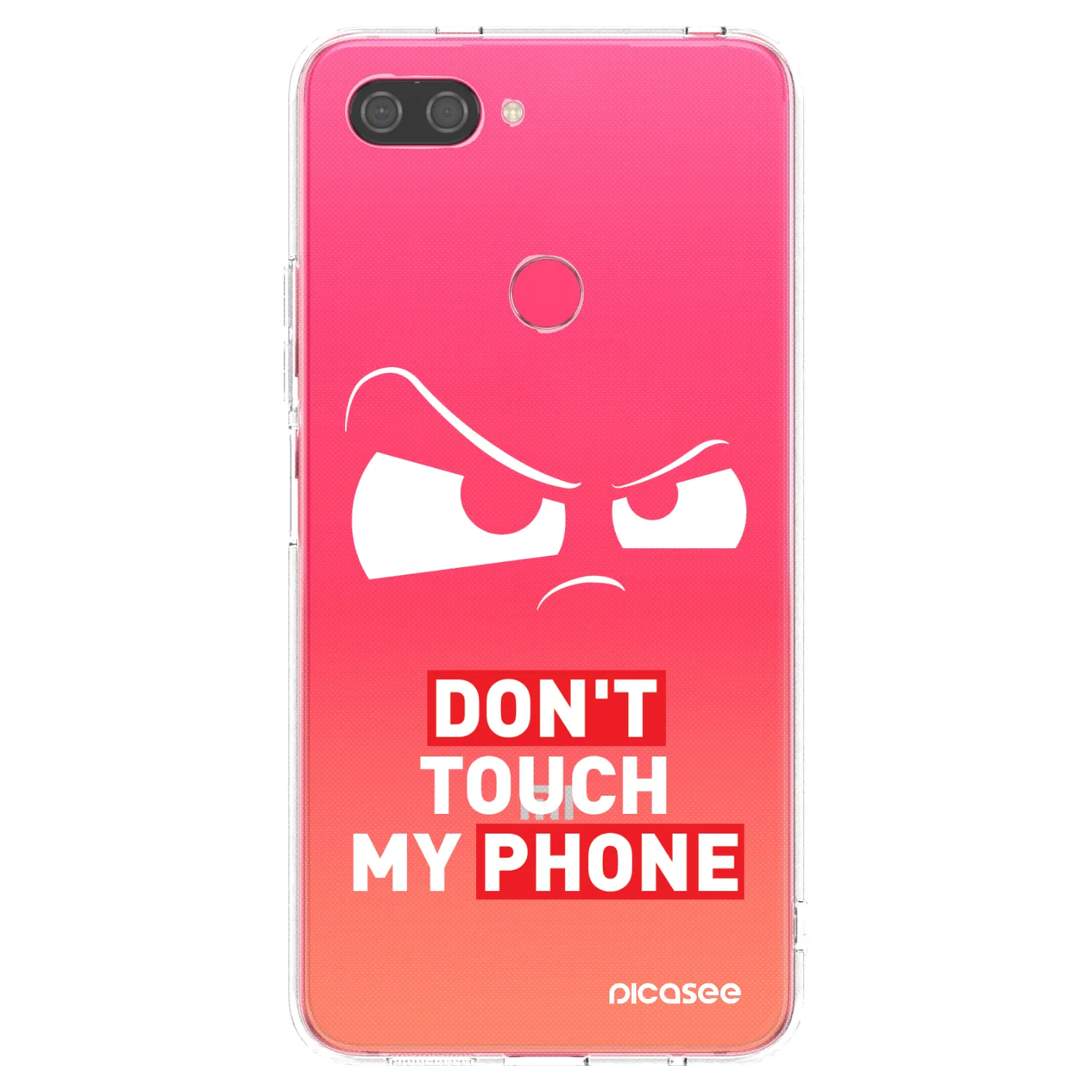 Picasee husă transparentă din silicon pentru Xiaomi Mi 8 Lite - Cloudy Eye - Transparent