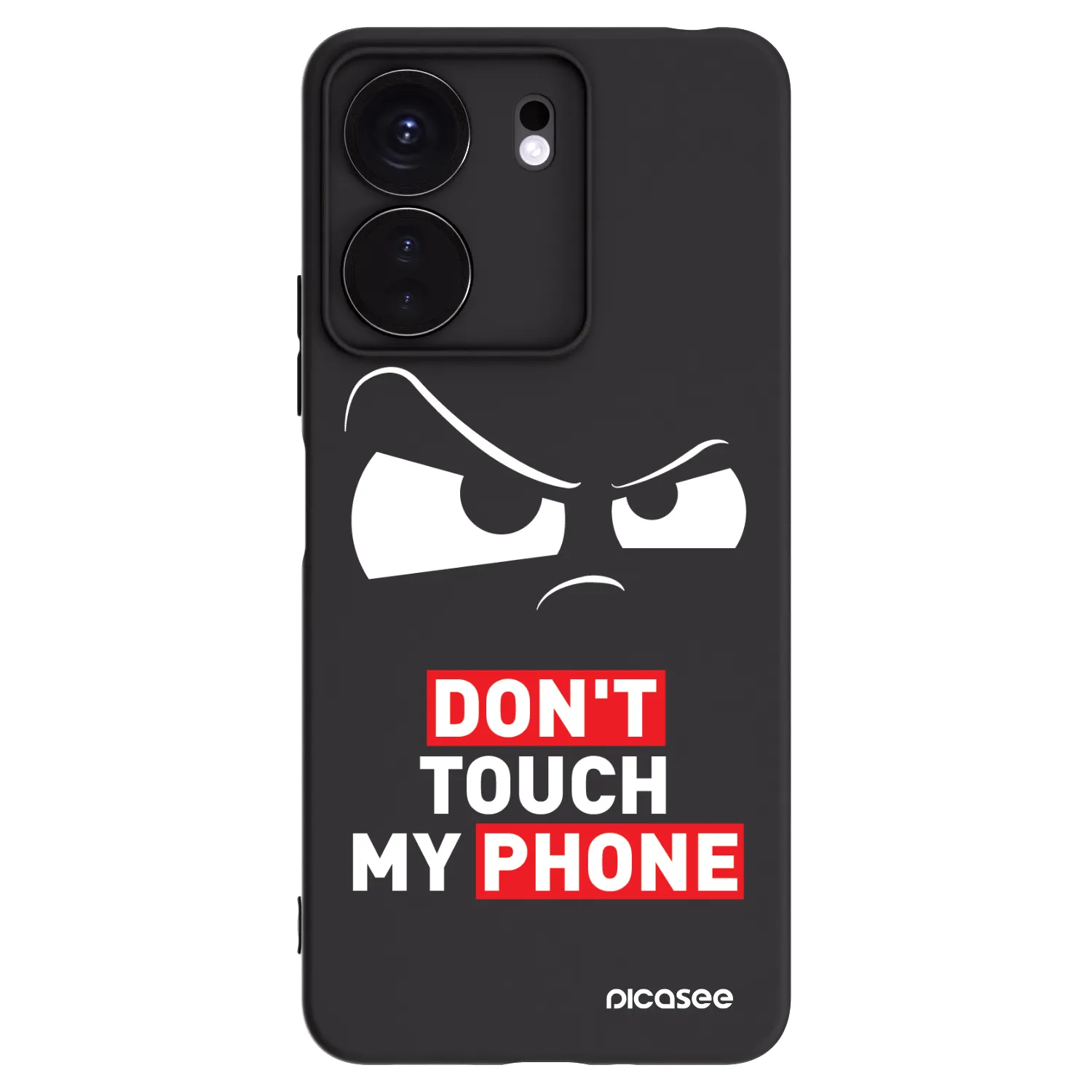 Picasee husă neagră din silicon pentru Xiaomi Redmi 13C 4G - Cloudy Eye - Transparent