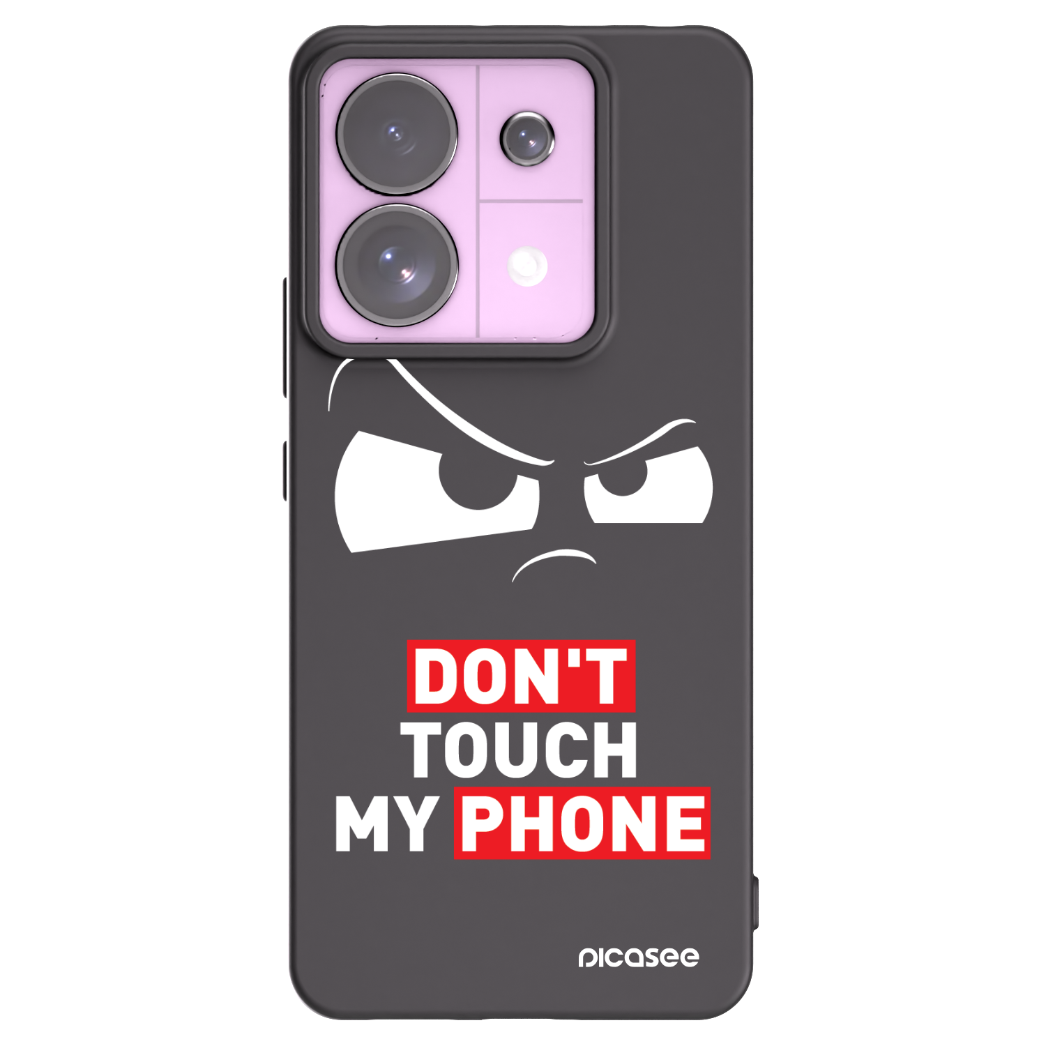 Picasee husă neagră din silicon pentru Xiaomi Redmi Note 13 Pro 5G - Cloudy Eye - Transparent