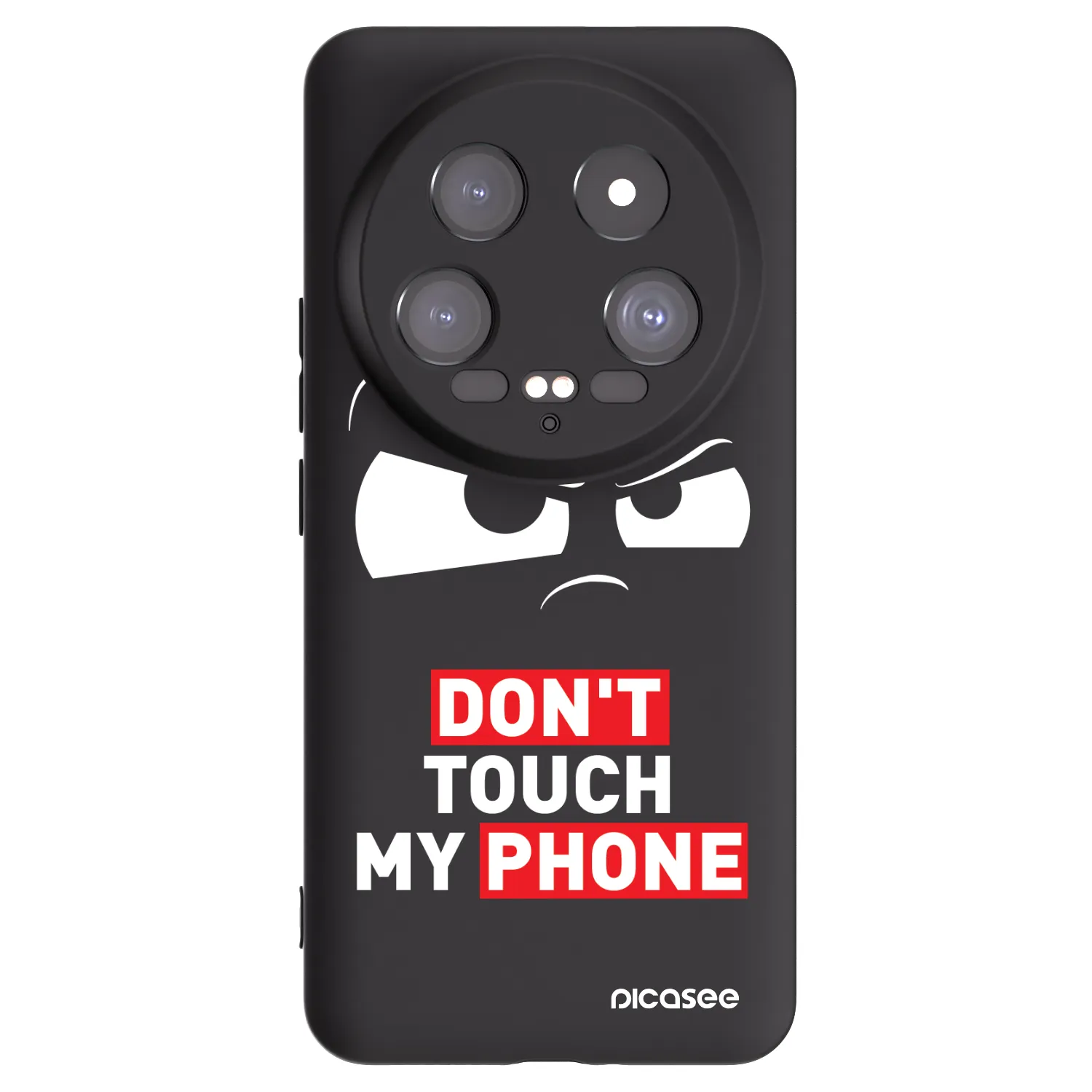 Picasee husă neagră din silicon pentru Xiaomi 14 Ultra - Cloudy Eye - Transparent