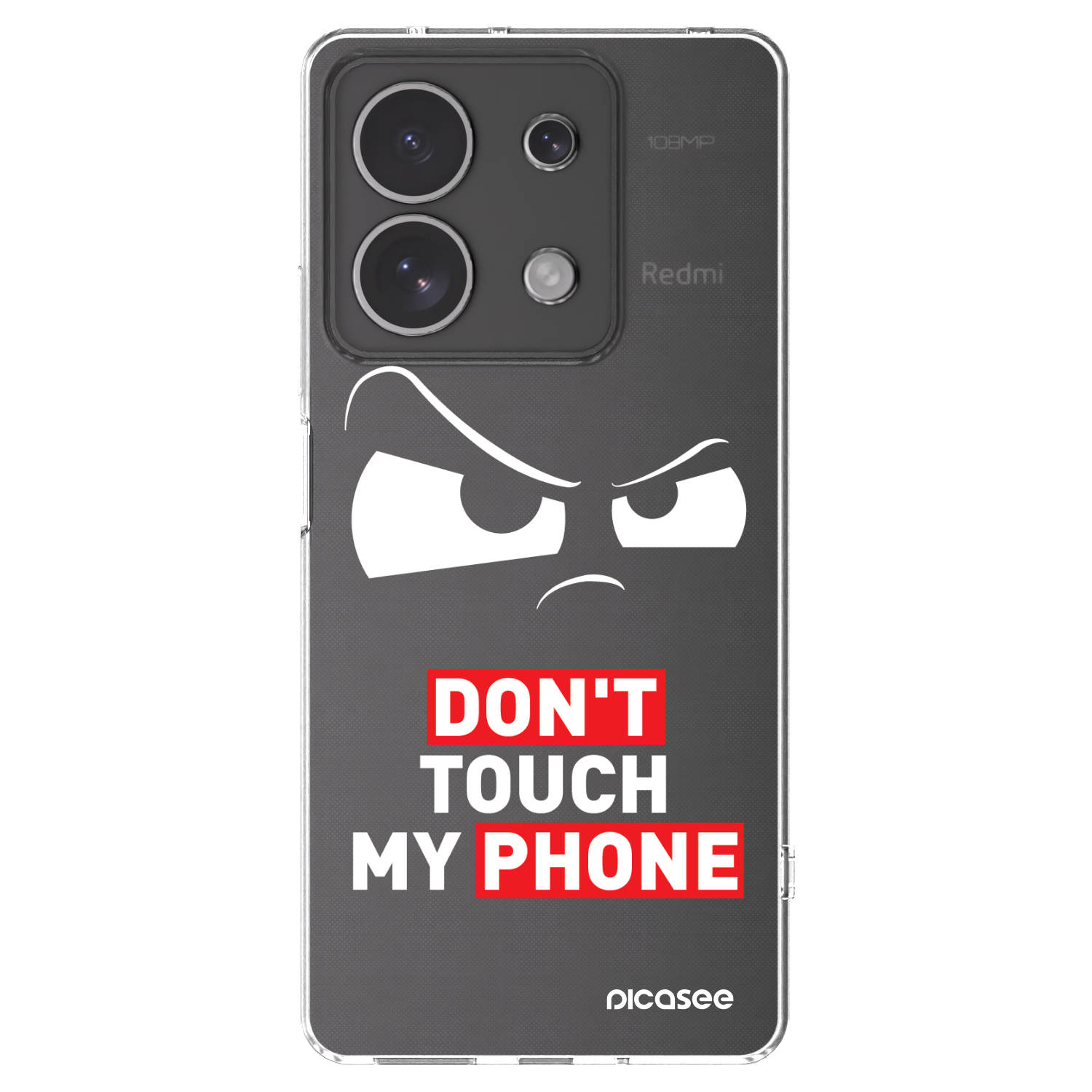 Picasee husă transparentă din silicon pentru Xiaomi Redmi Note 13 4G - Cloudy Eye - Transparent