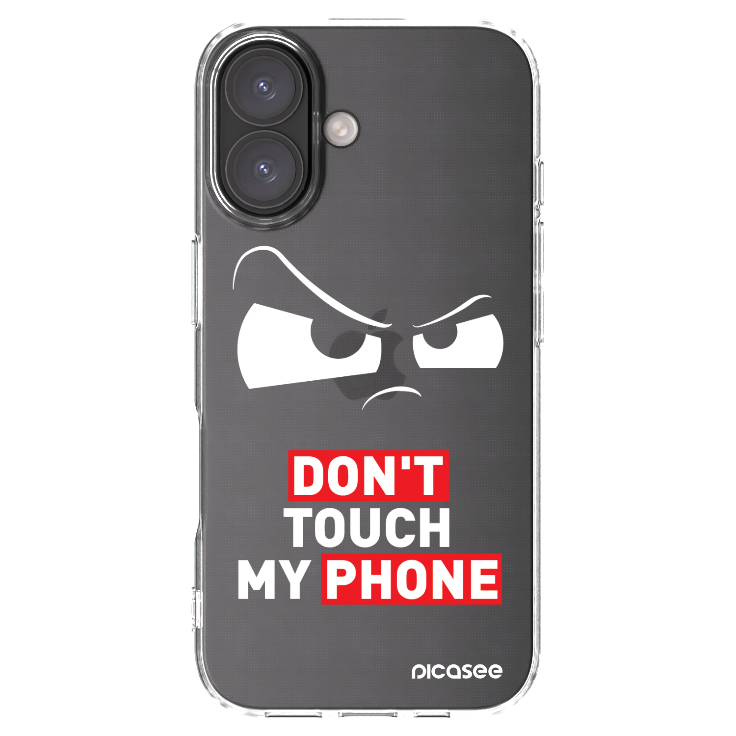Picasee husă transparentă din silicon pentru Apple iPhone 16 - Cloudy Eye - Transparent