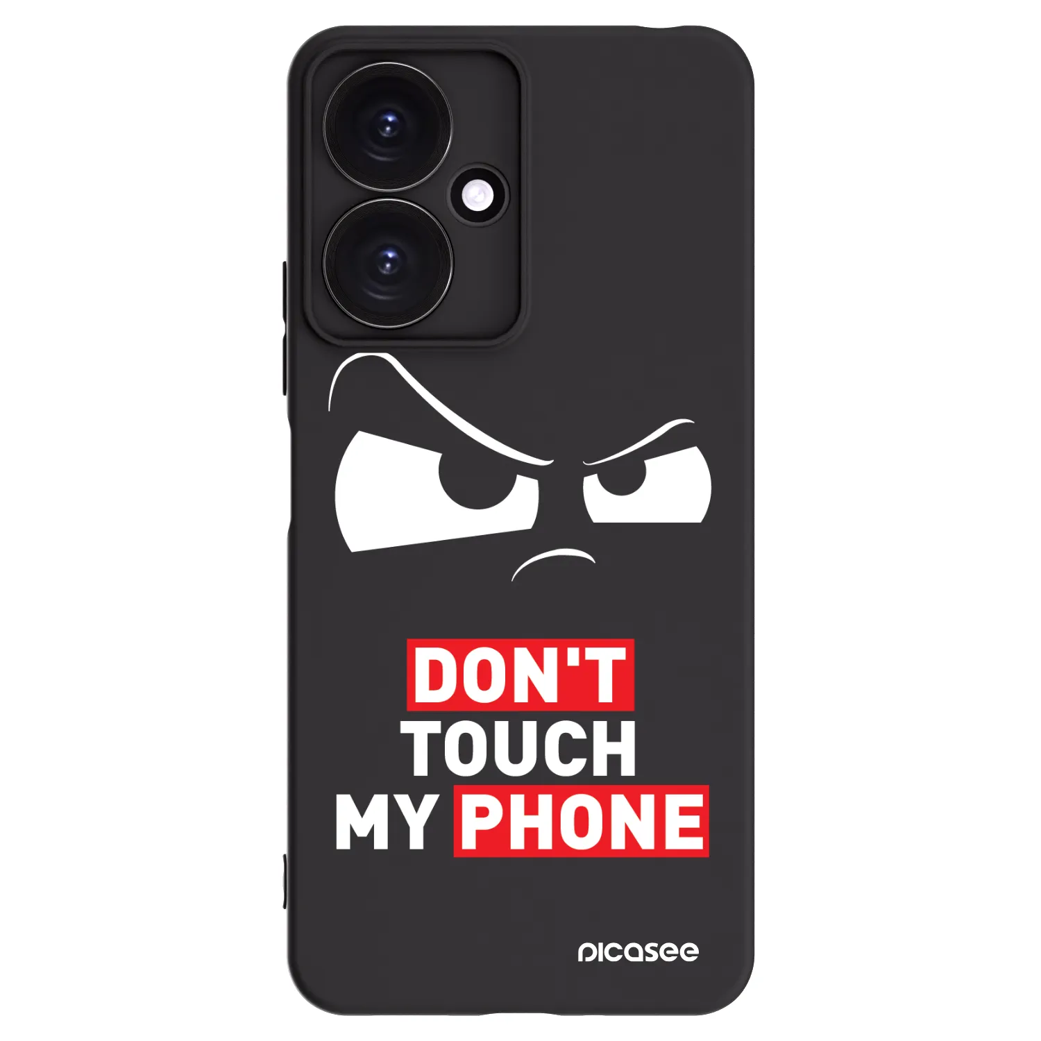 Picasee husă neagră din silicon pentru Xiaomi Redmi 13C 5G - Cloudy Eye - Transparent