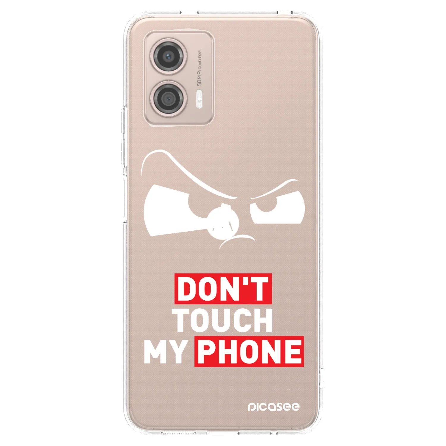 Picasee husă transparentă din silicon pentru Motorola Moto G53 5G - Cloudy Eye - Transparent