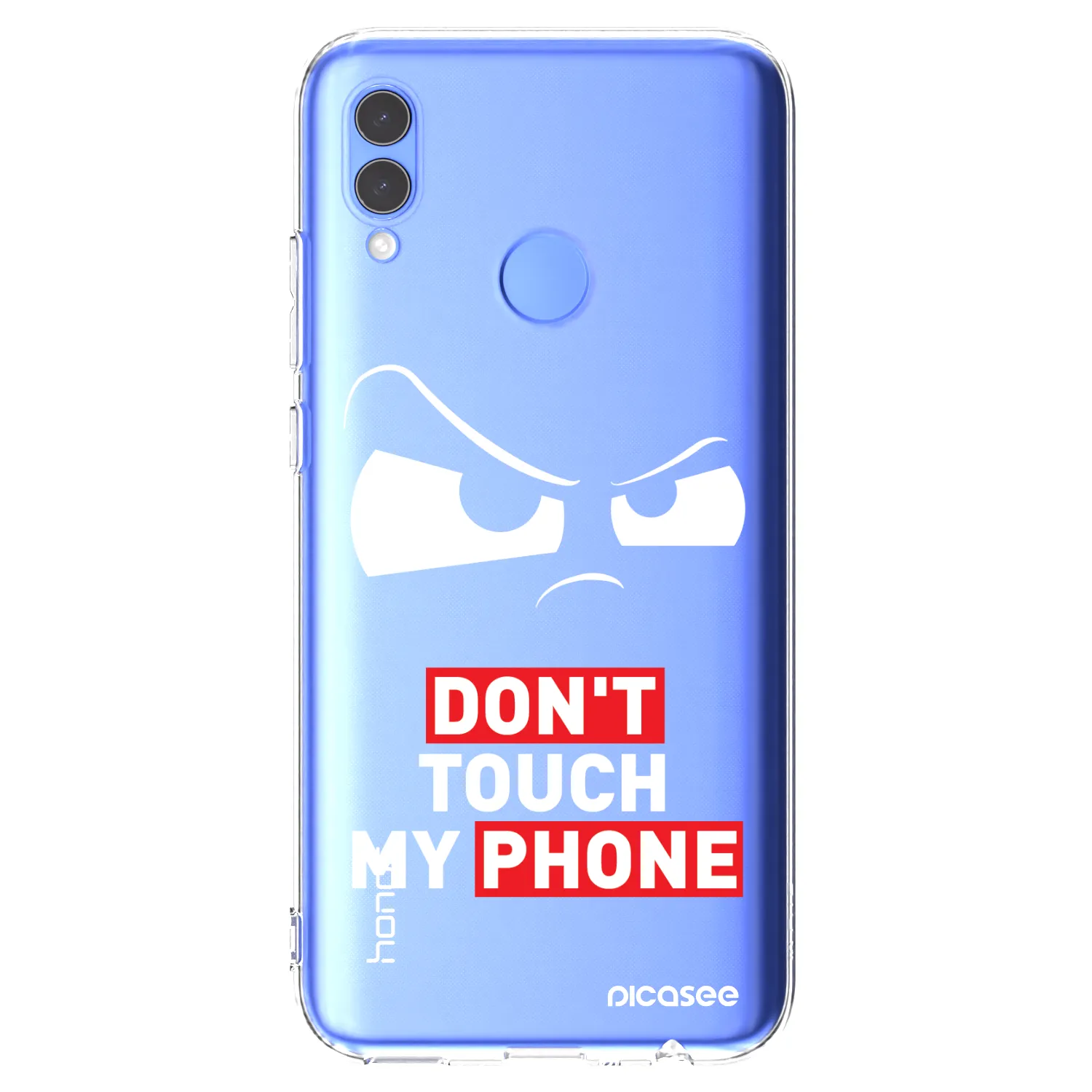 Picasee husă transparentă din silicon pentru Honor 10 Lite - Cloudy Eye - Transparent