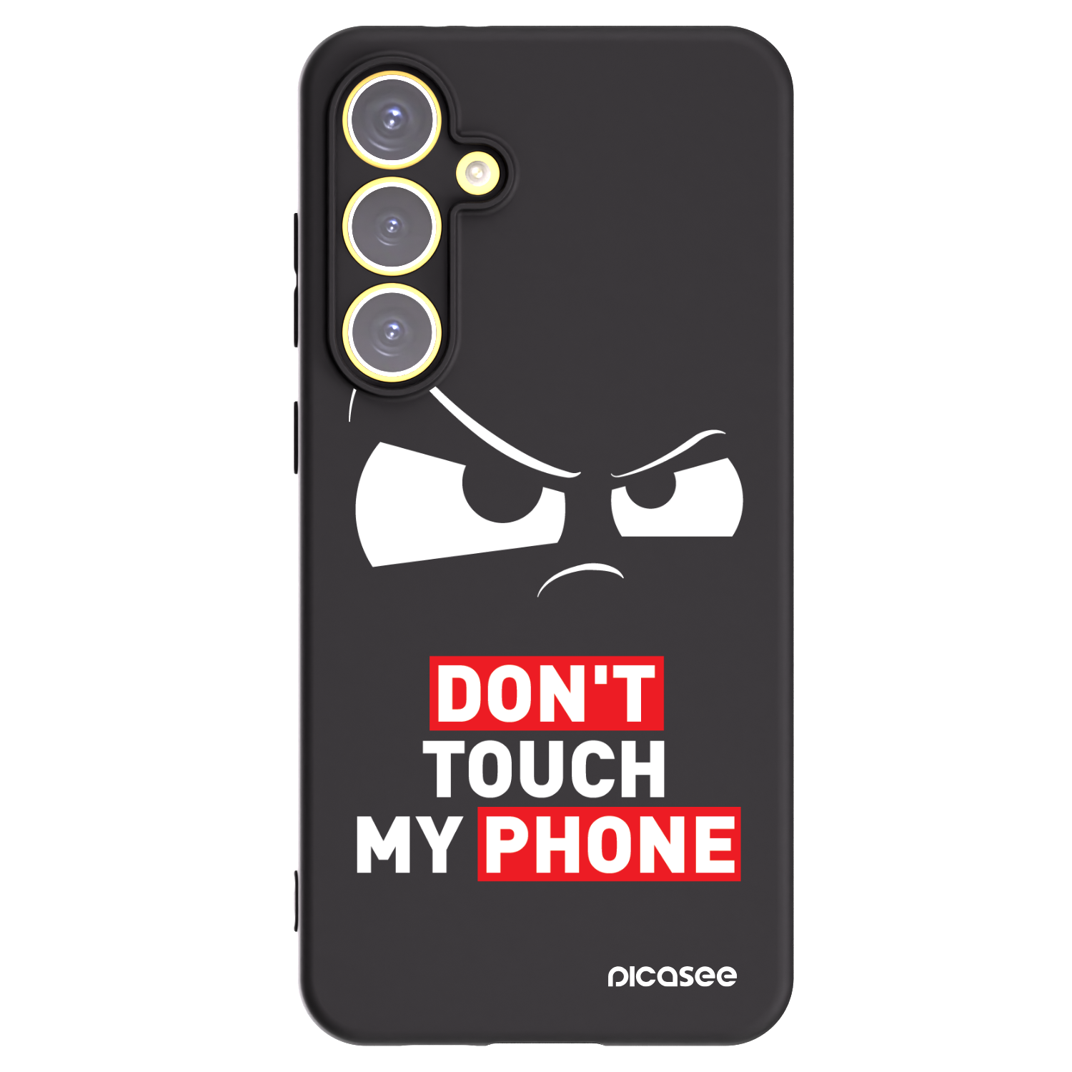 Picasee husă neagră din silicon pentru Samsung Galaxy S24 FE S721B - Cloudy Eye - Transparent