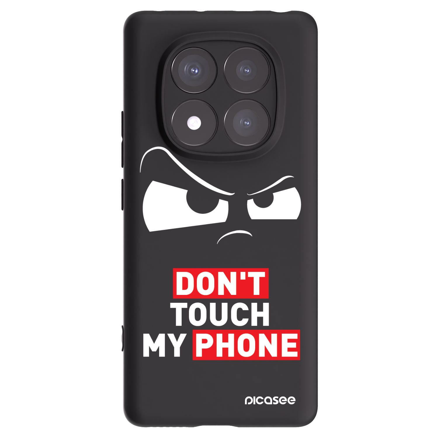 Picasee husă neagră din silicon pentru Xiaomi Redmi Note 14 Pro+ 5G - Cloudy Eye - Transparent