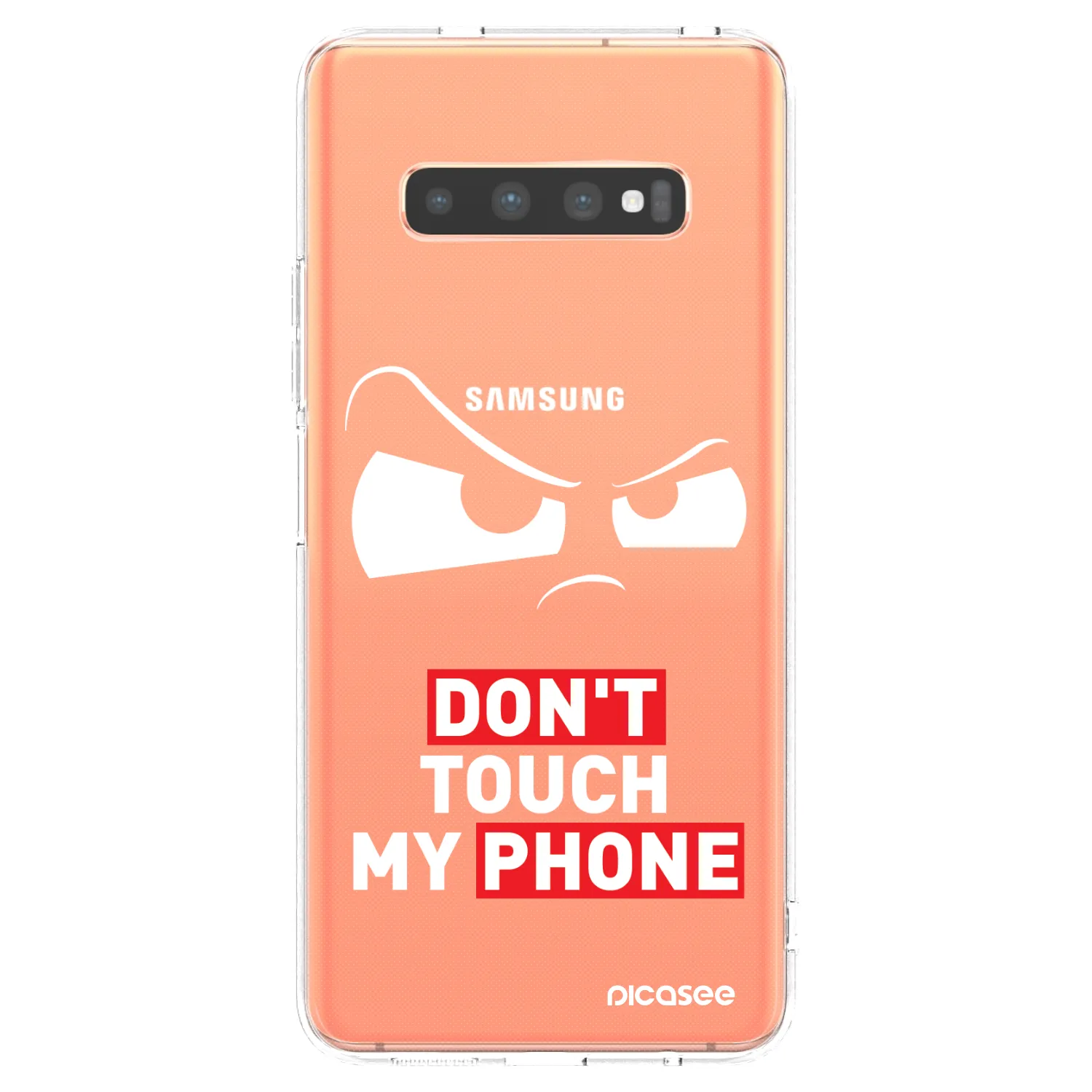 Picasee husă transparentă din silicon pentru Samsung Galaxy S10 Plus G975 - Cloudy Eye - Transparent