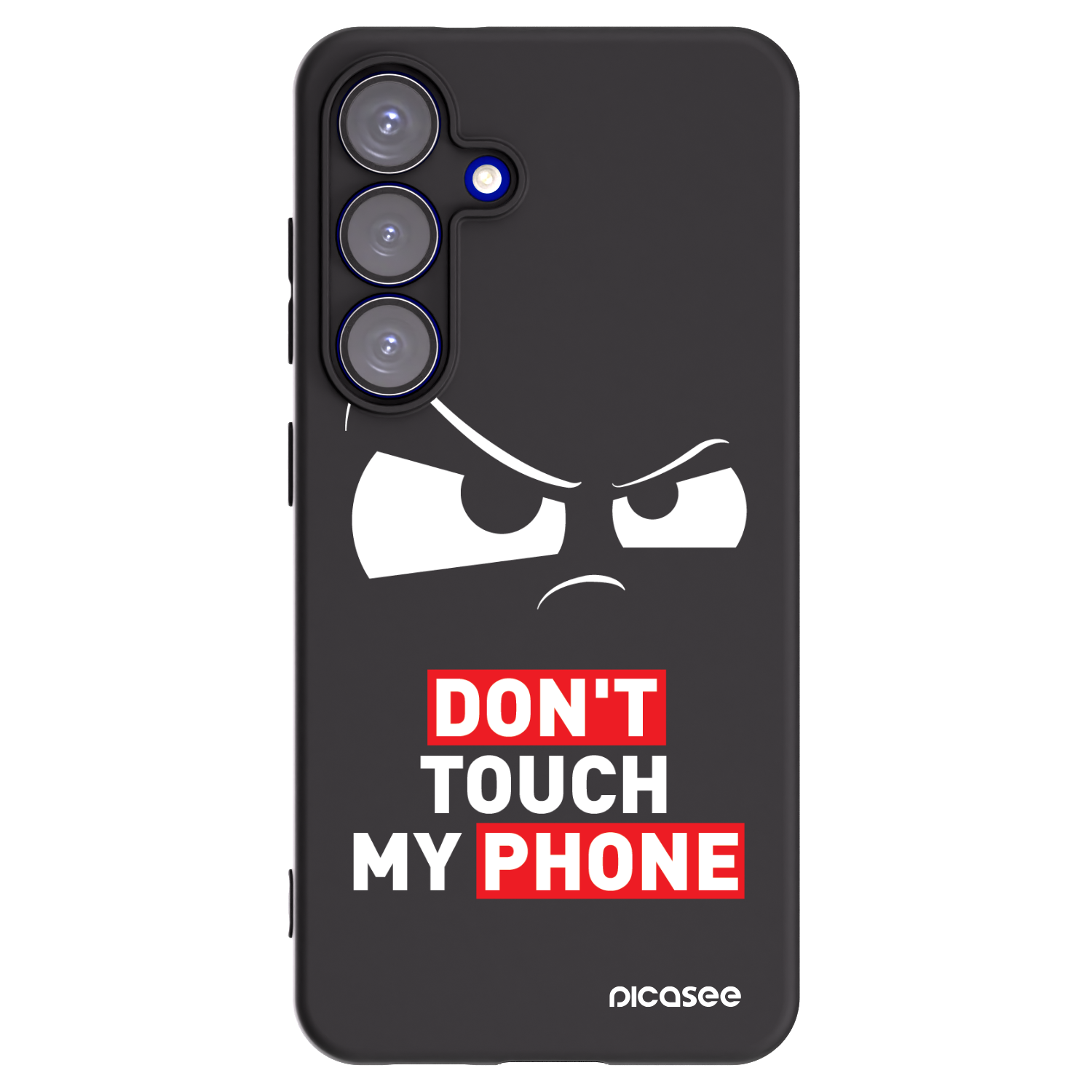 Picasee husă neagră din silicon pentru Samsung Galaxy S25 5G - Cloudy Eye - Transparent