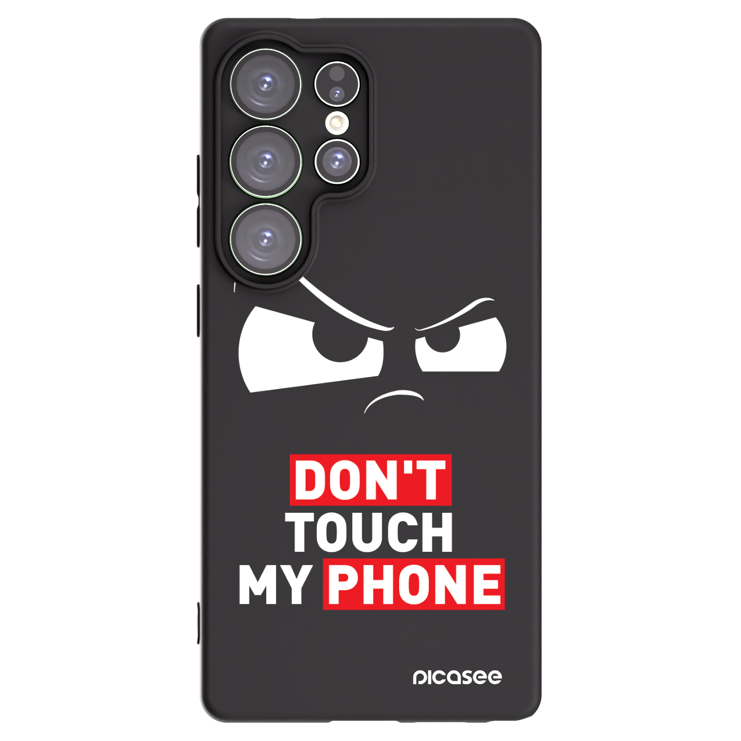 Picasee husă neagră din silicon pentru Samsung Galaxy S25 Ultra 5G - Cloudy Eye - Transparent